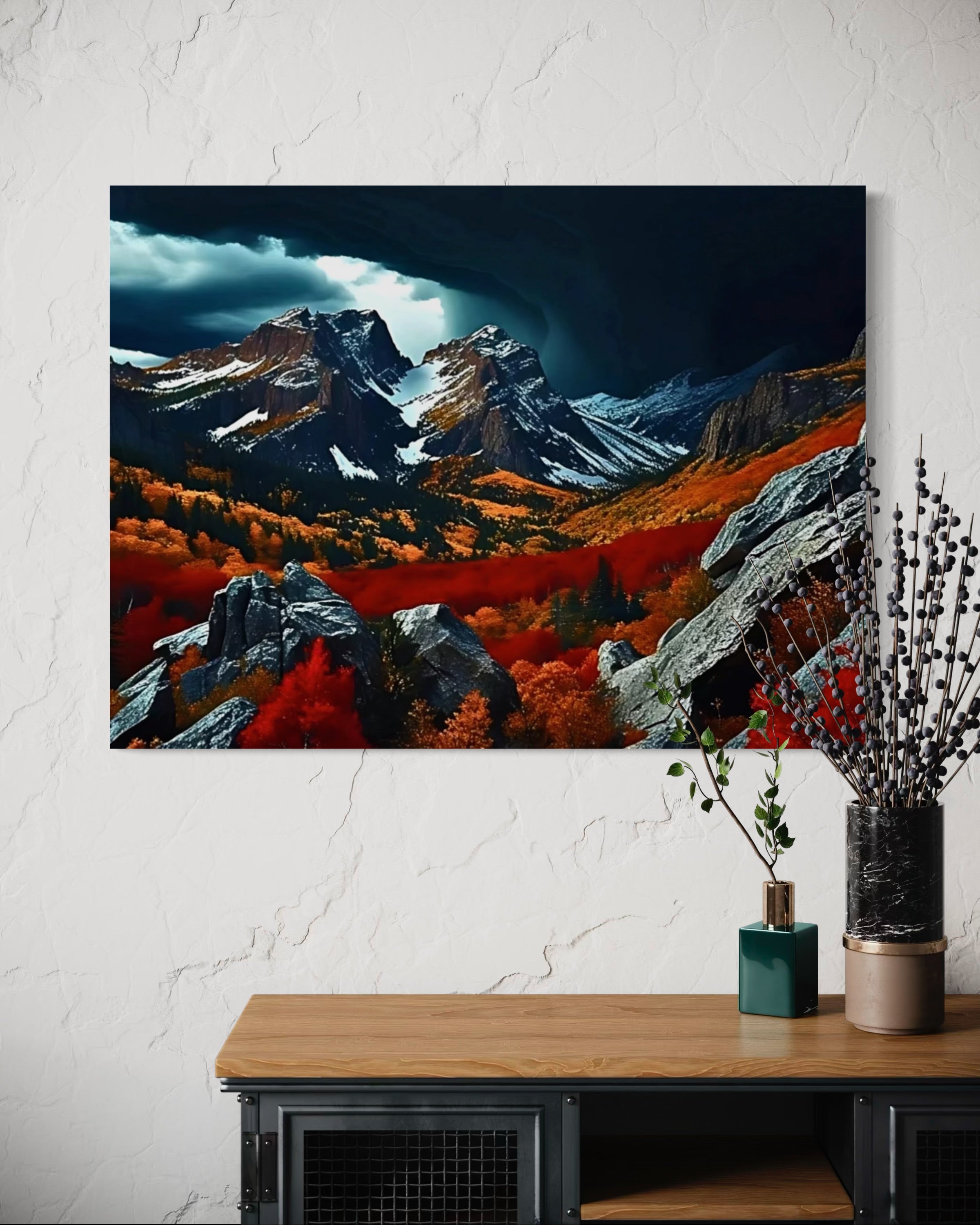 Storm over the Rockies in the Fall