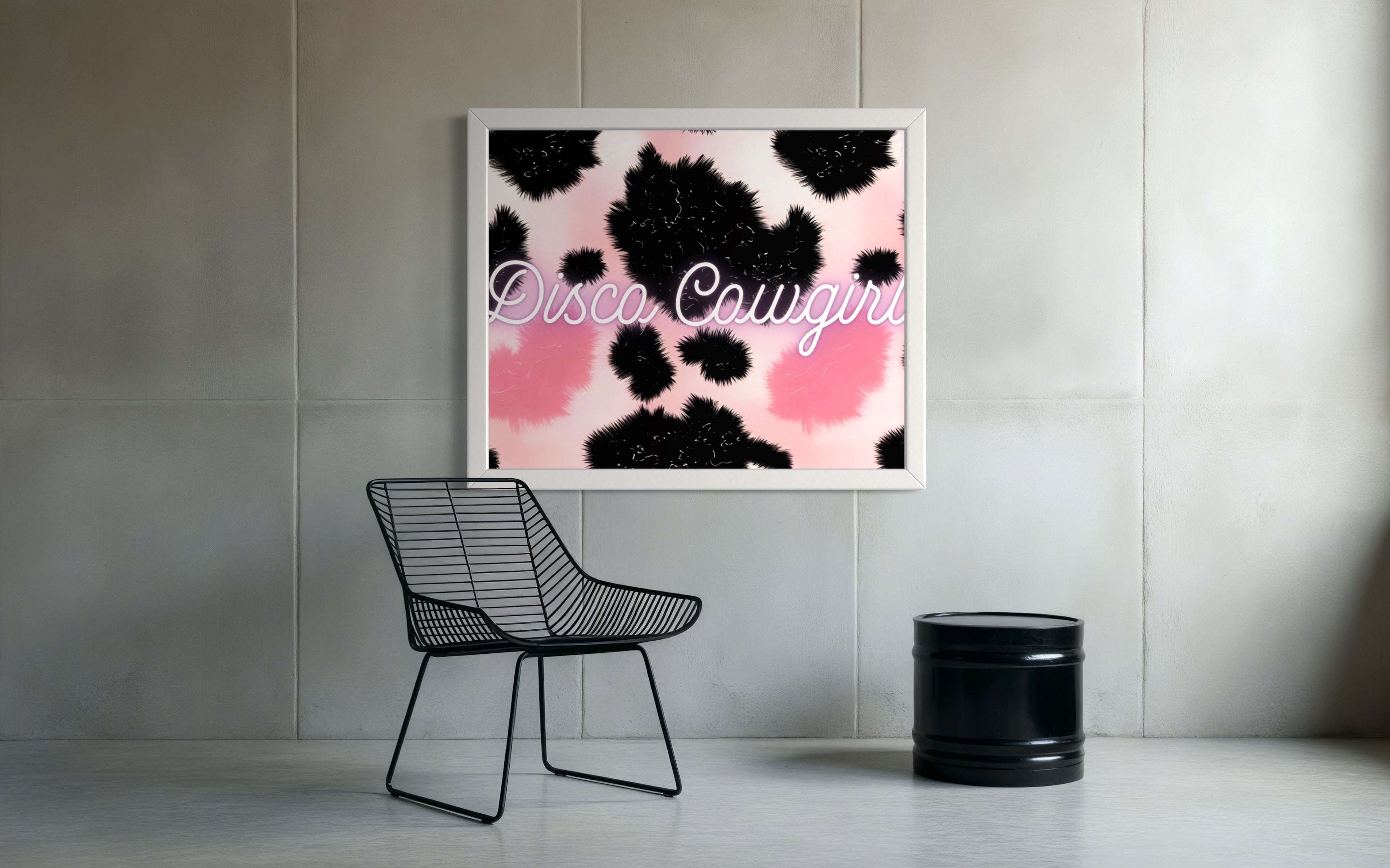 Disco Cowgirl Poster