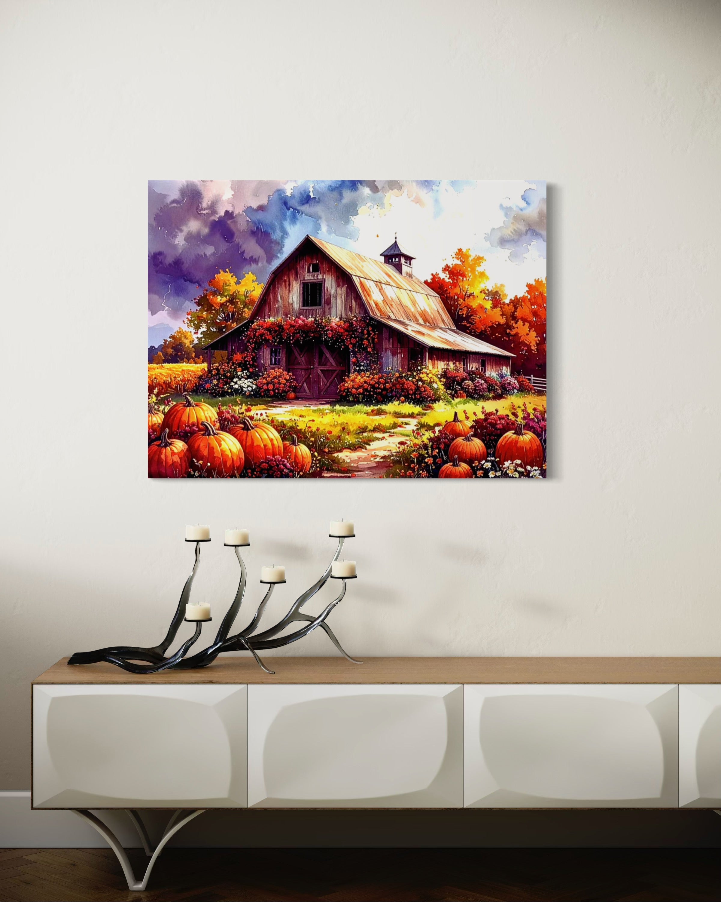 Pumpkin Farm Landscape