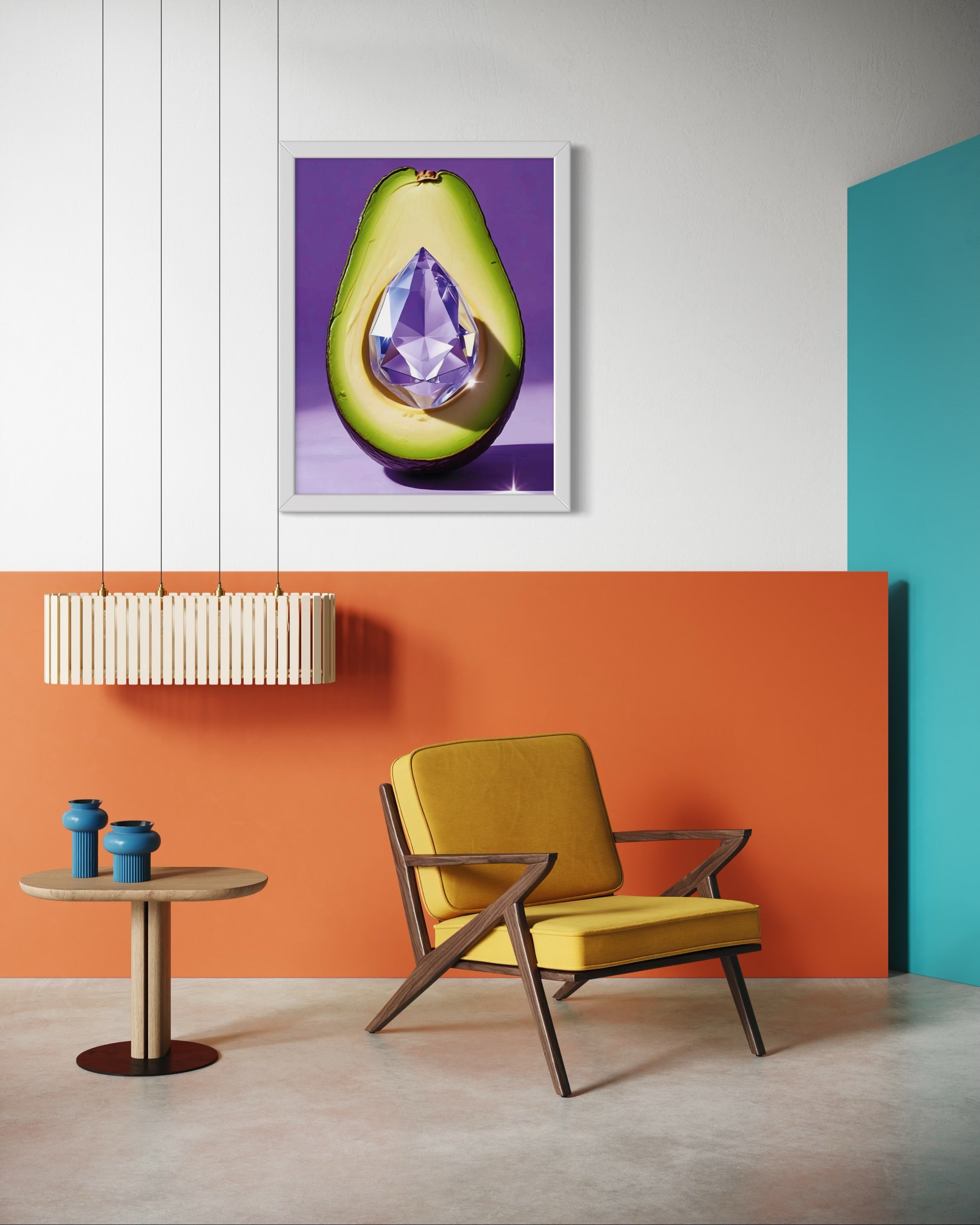 Avocado Gem Museum Print