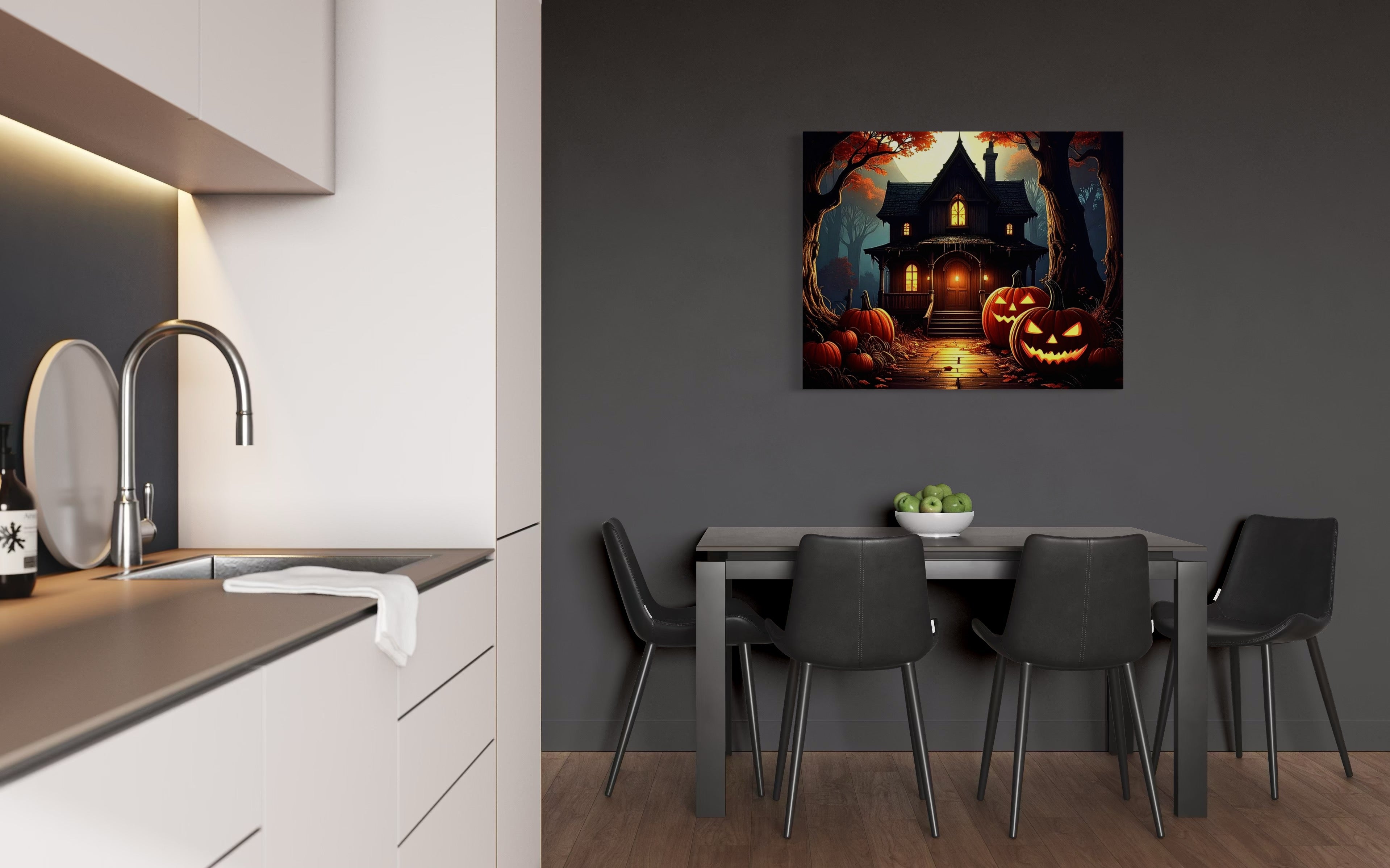 Halloween House Porch