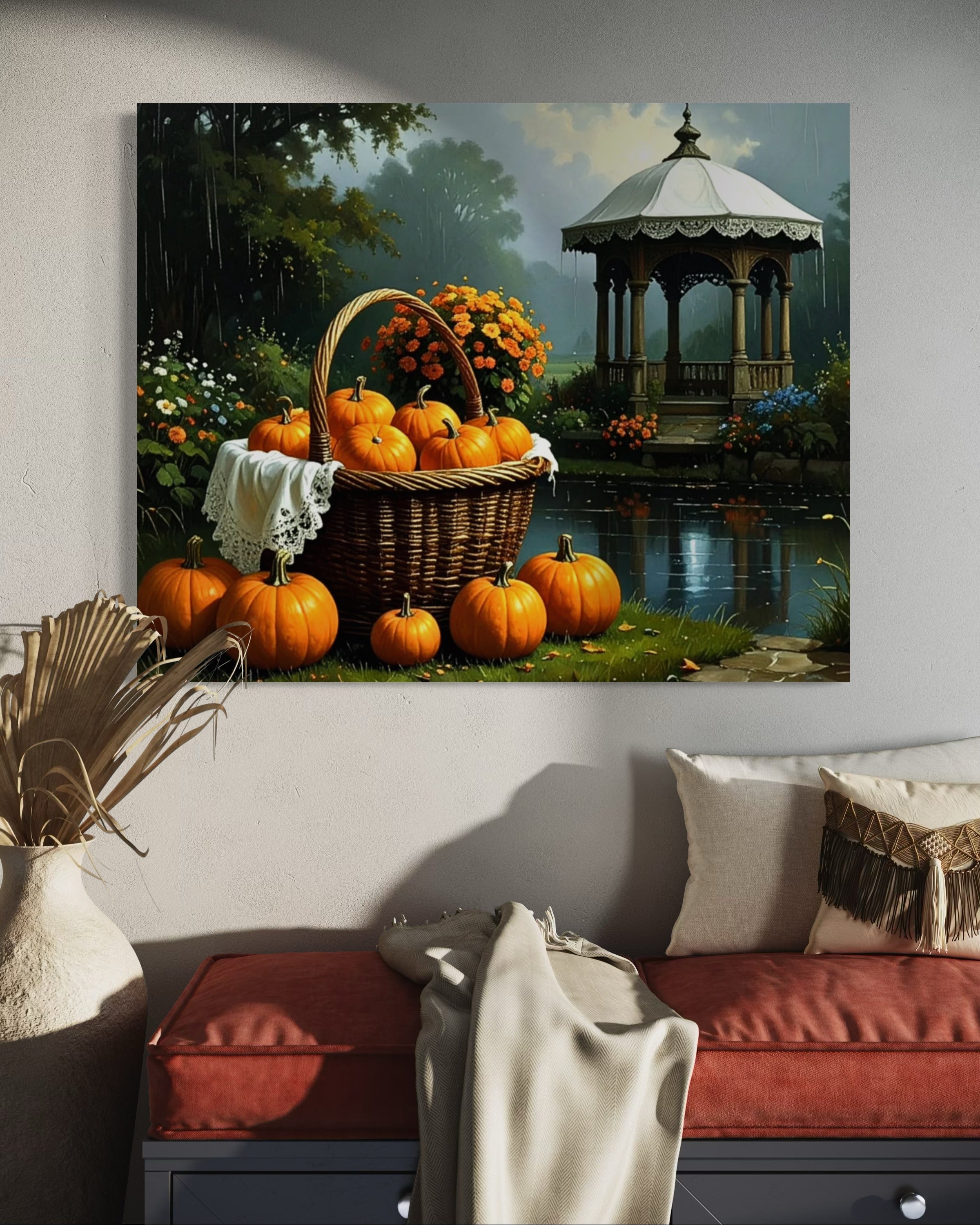 Pumpkin Basket and Gazebo