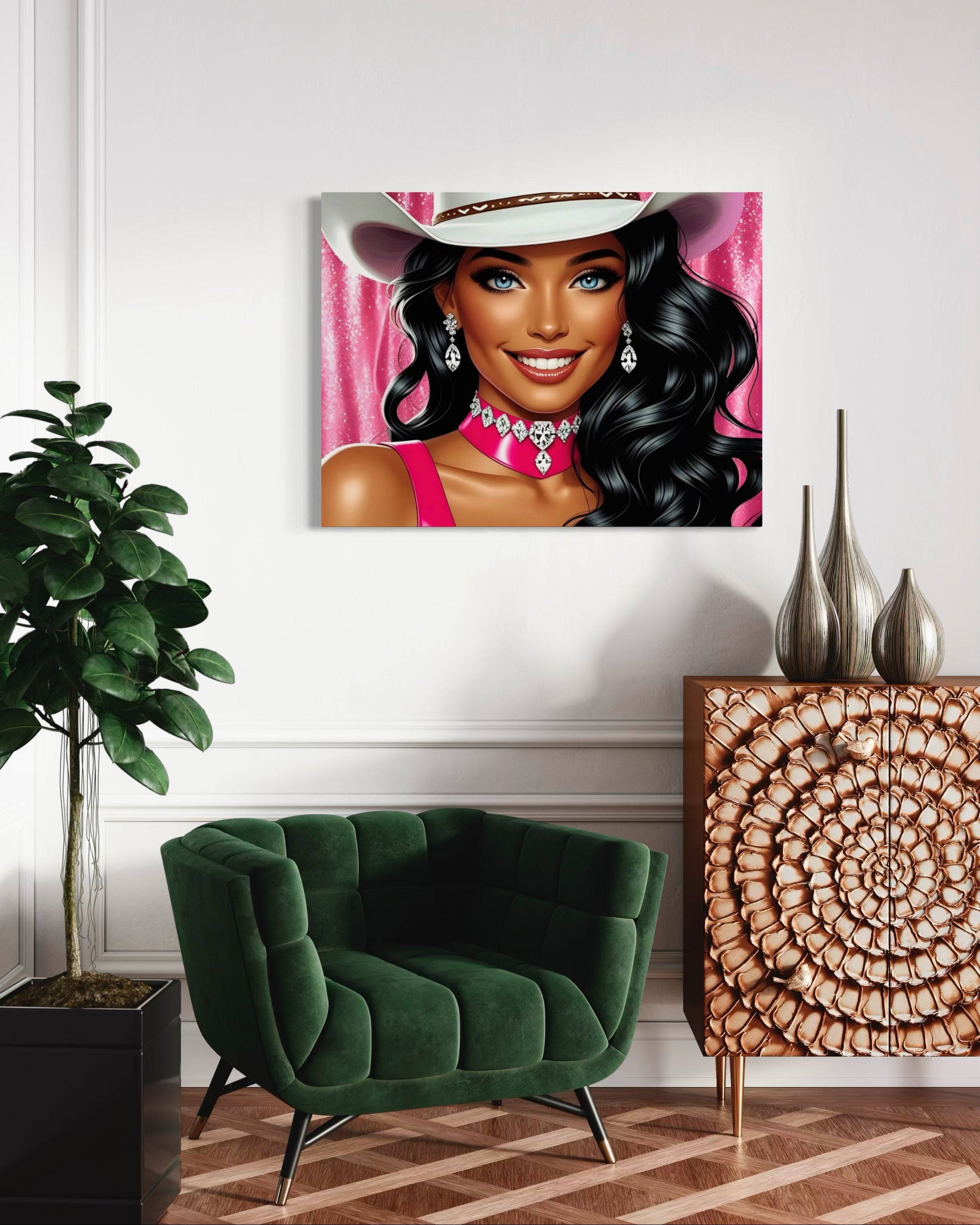 Cowgirl Princess - Black Hair