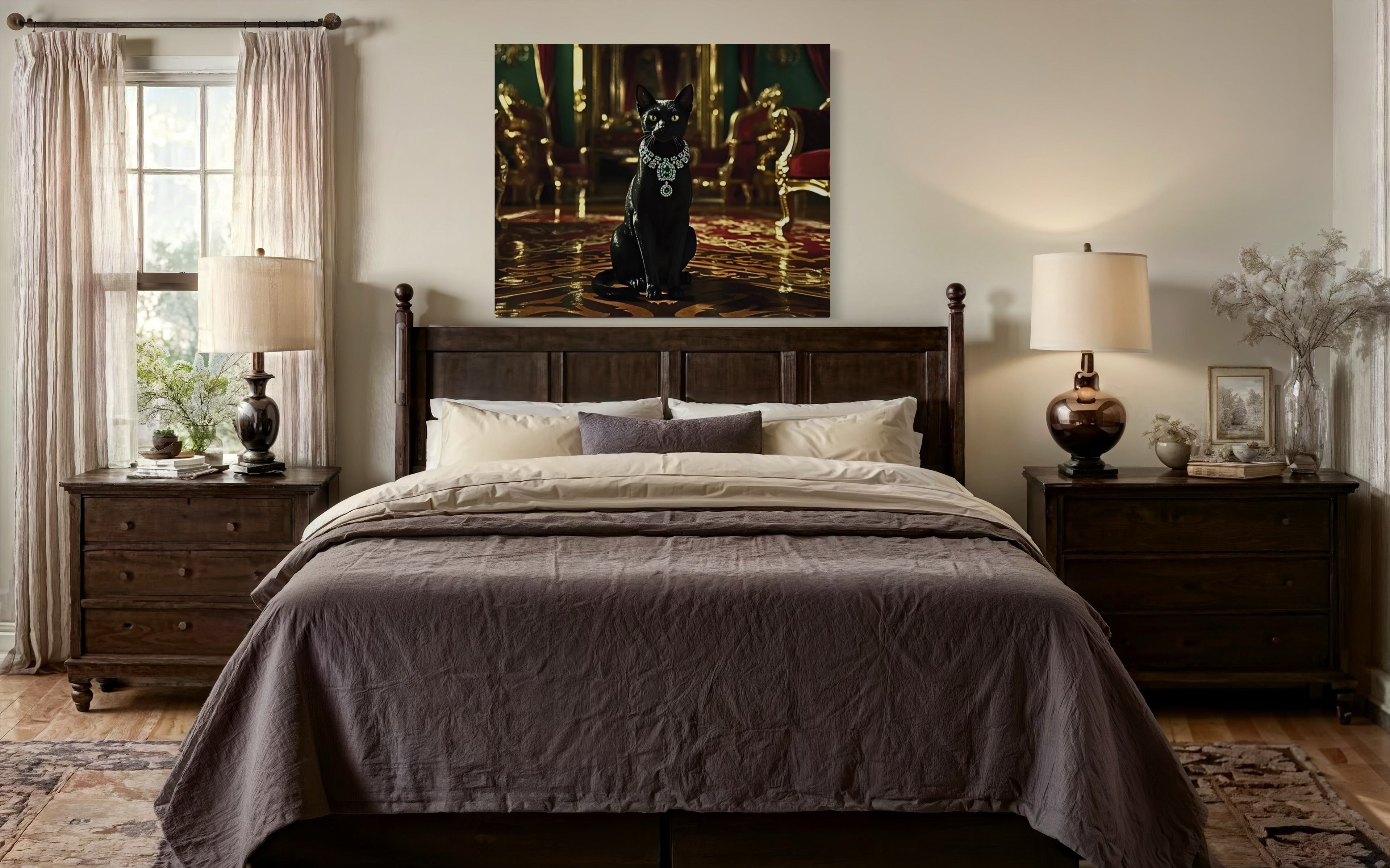 Victorian Royal Black Cat
