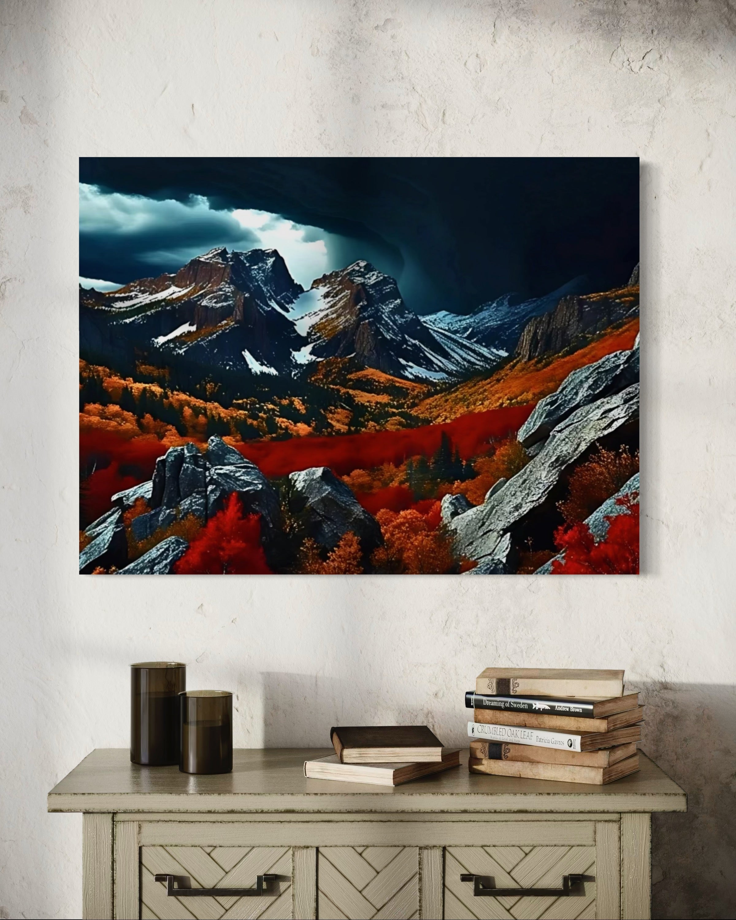 Storm over the Rockies in the Fall