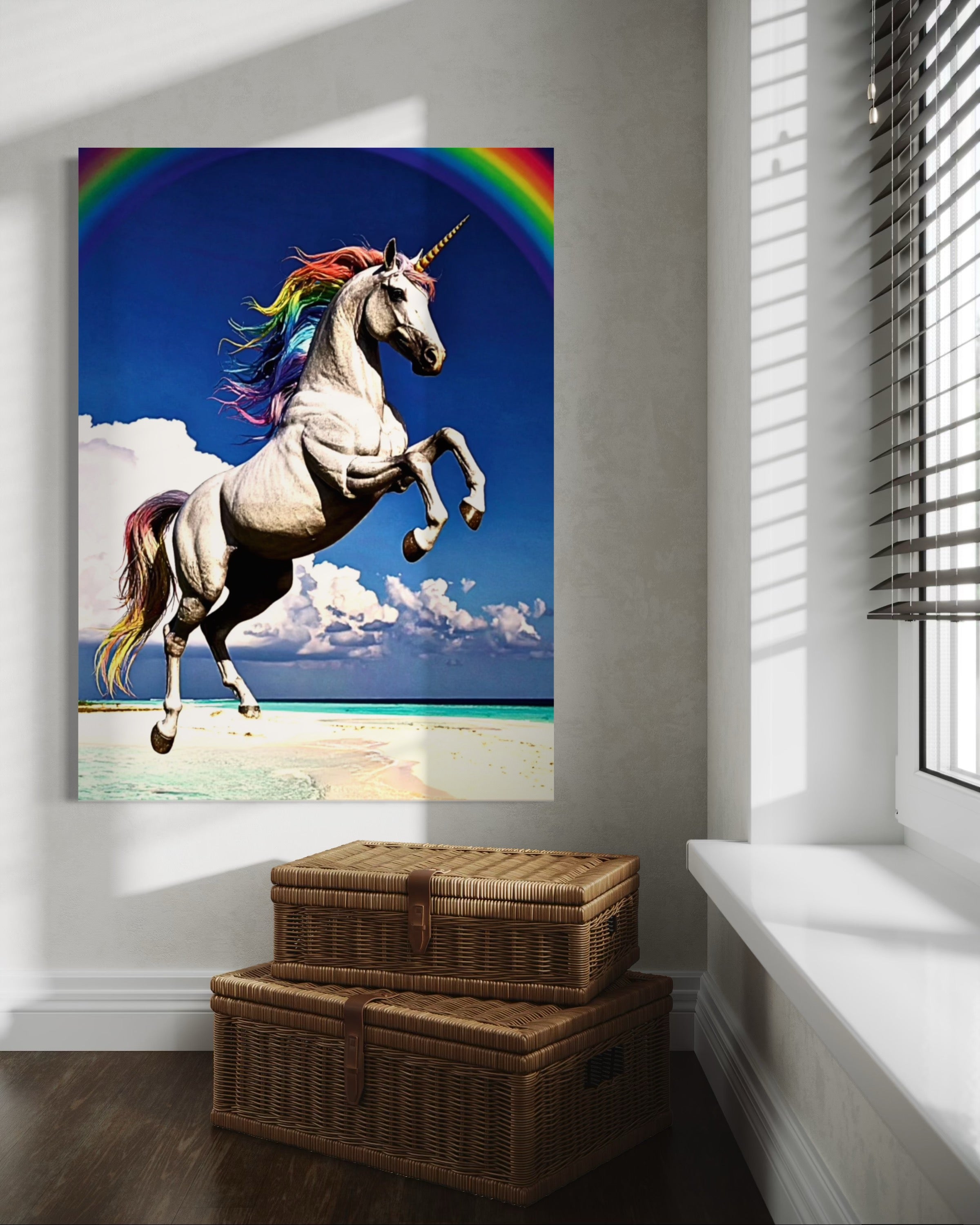 Unicorn on the Beach