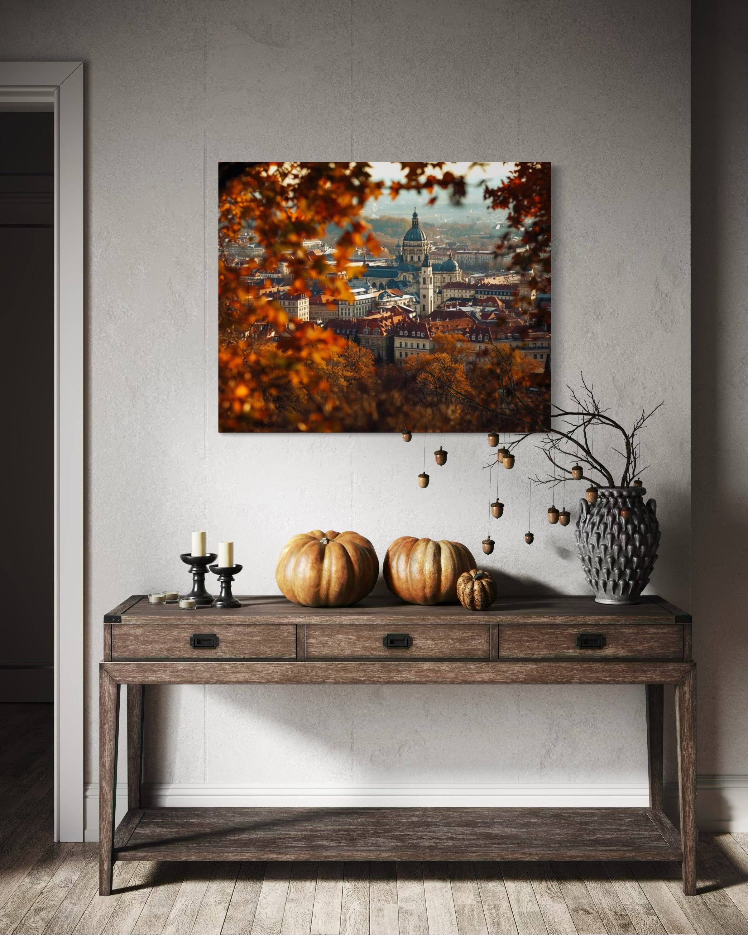 Autumn in Vienna Museum Print