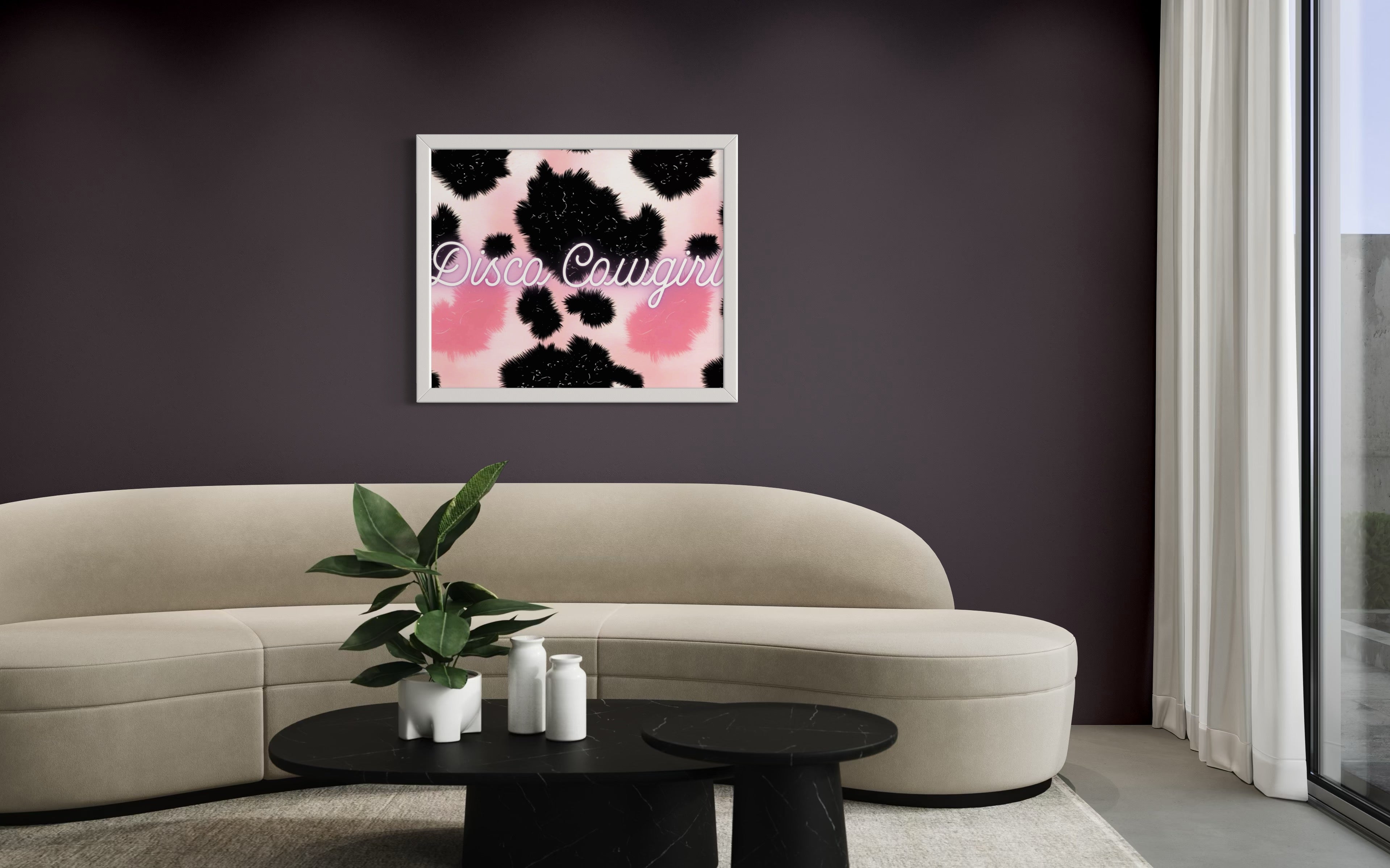 Disco Cowgirl Poster