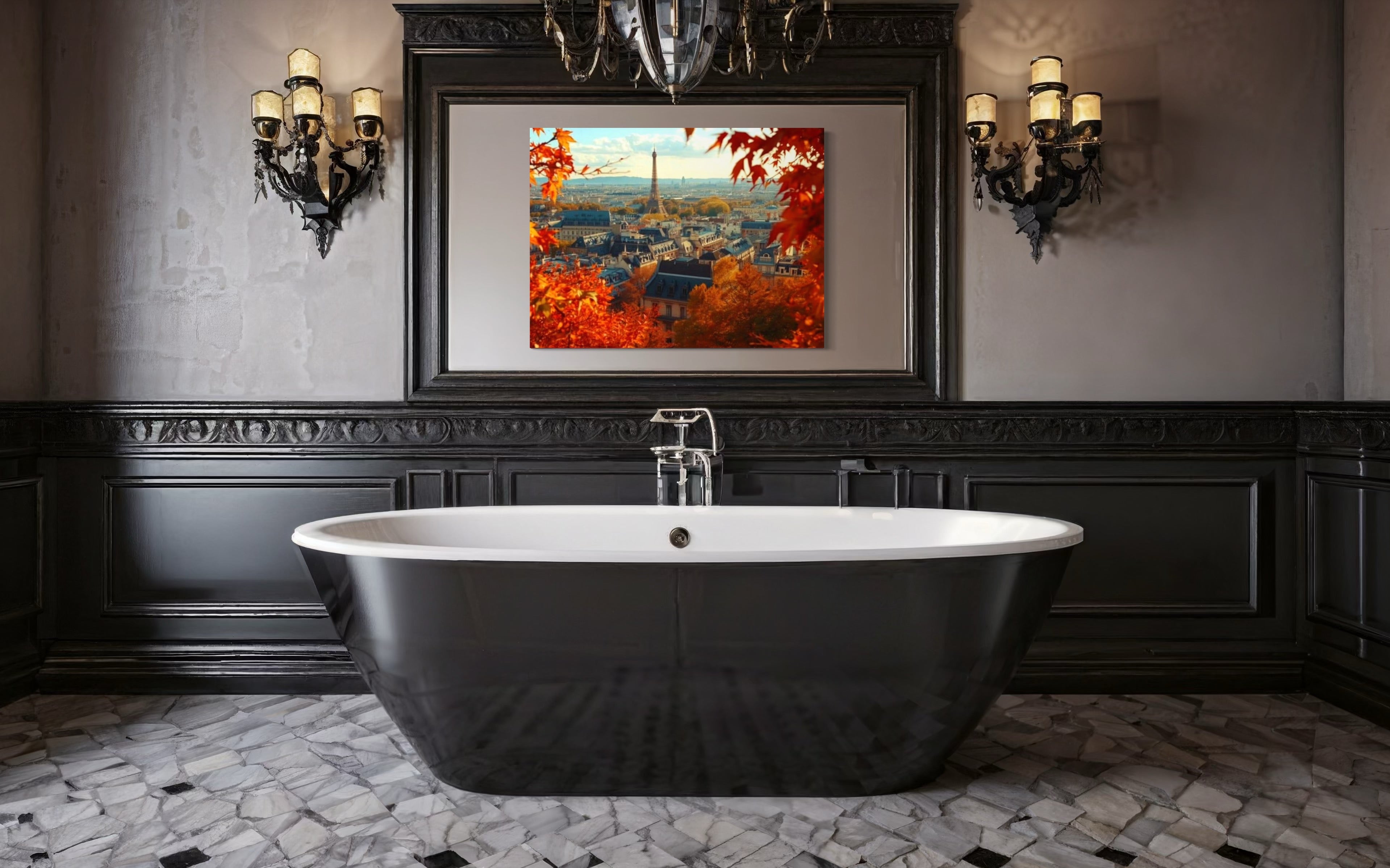 Autumn in Paris Museum Print