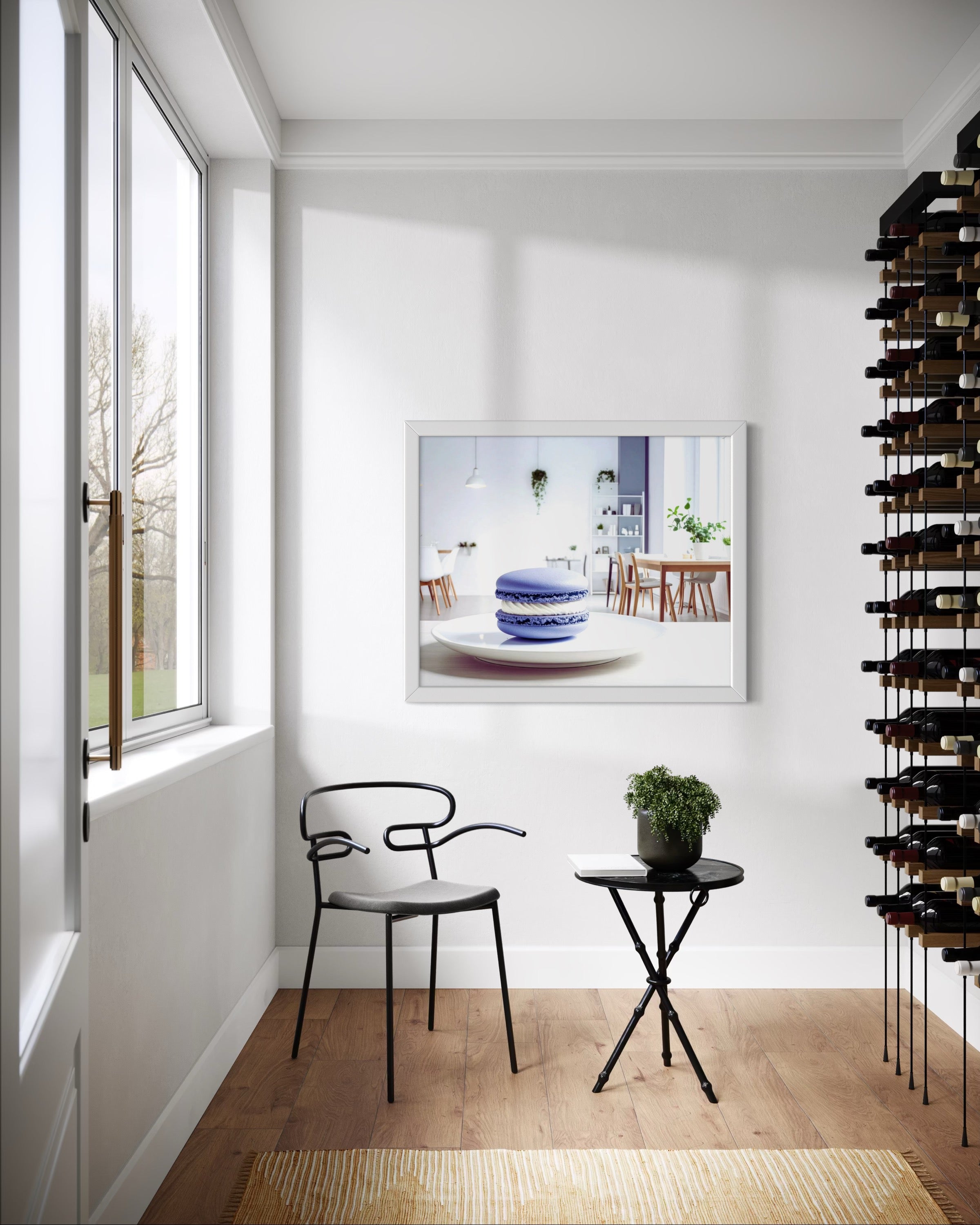 Periwinkle Macaroon Museum Print