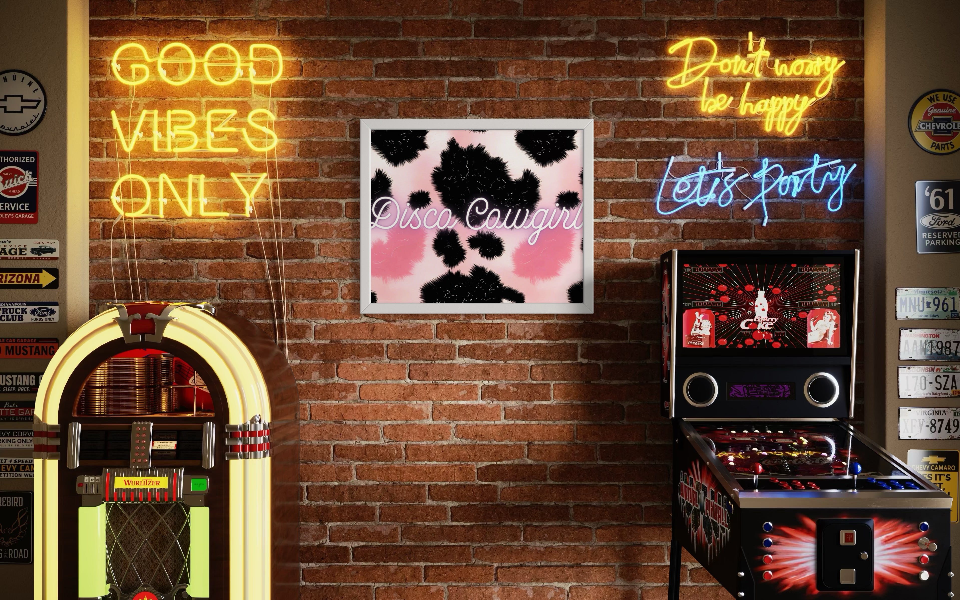 Disco Cowgirl Poster