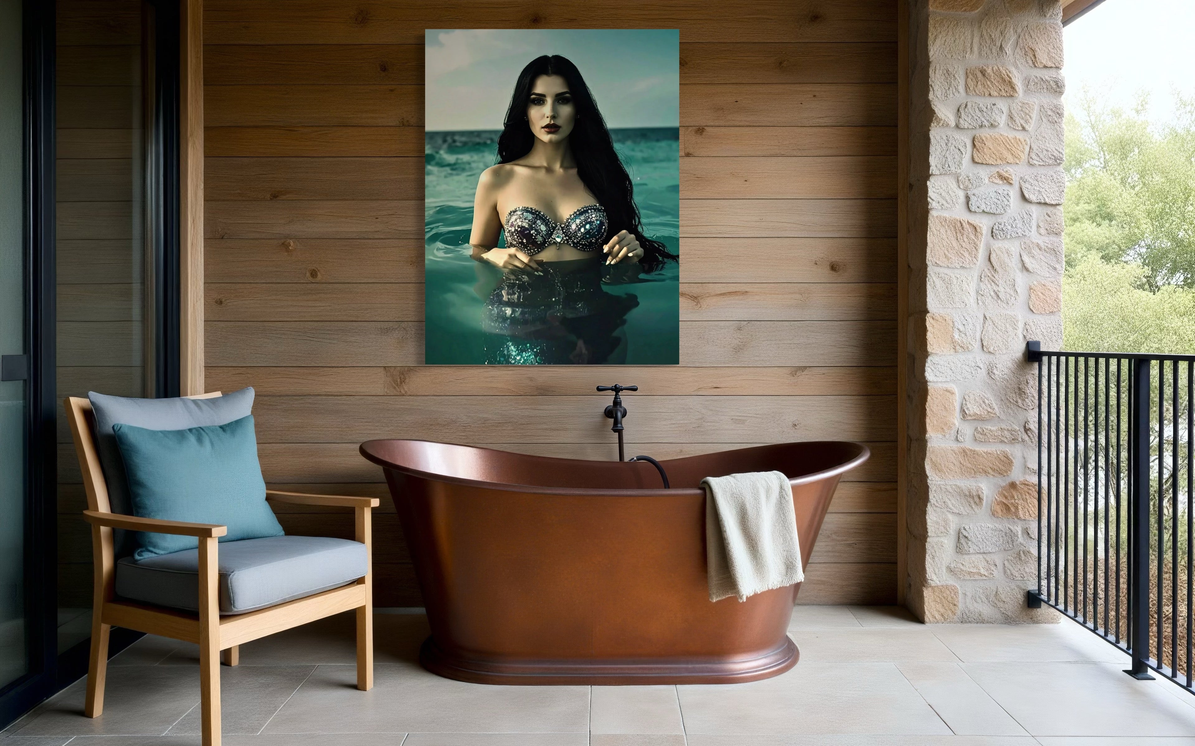 Lilith Siren of Loch Ness Museum Print