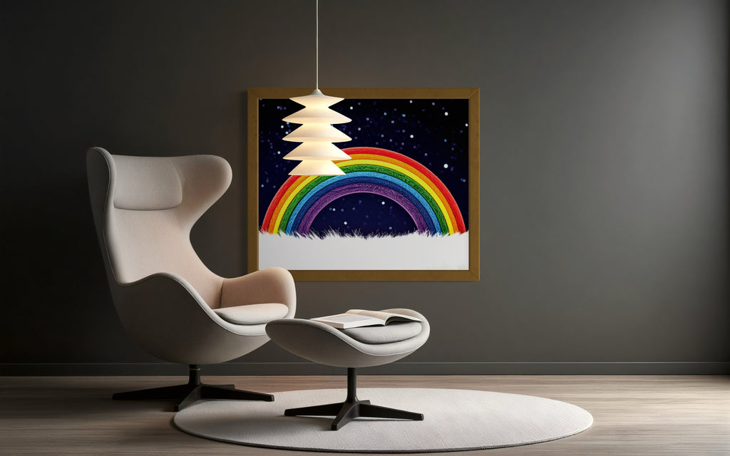 Furry Rainbow Museum Print