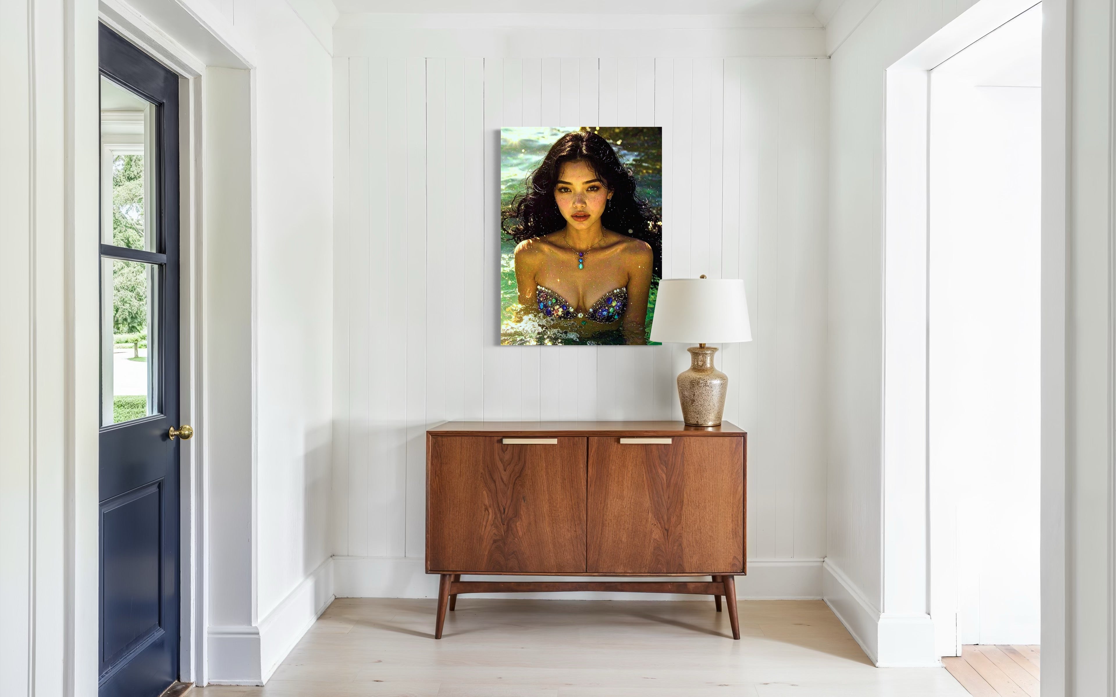 Seraphina Siren of Anse dArgent, Seychelles Museum Print