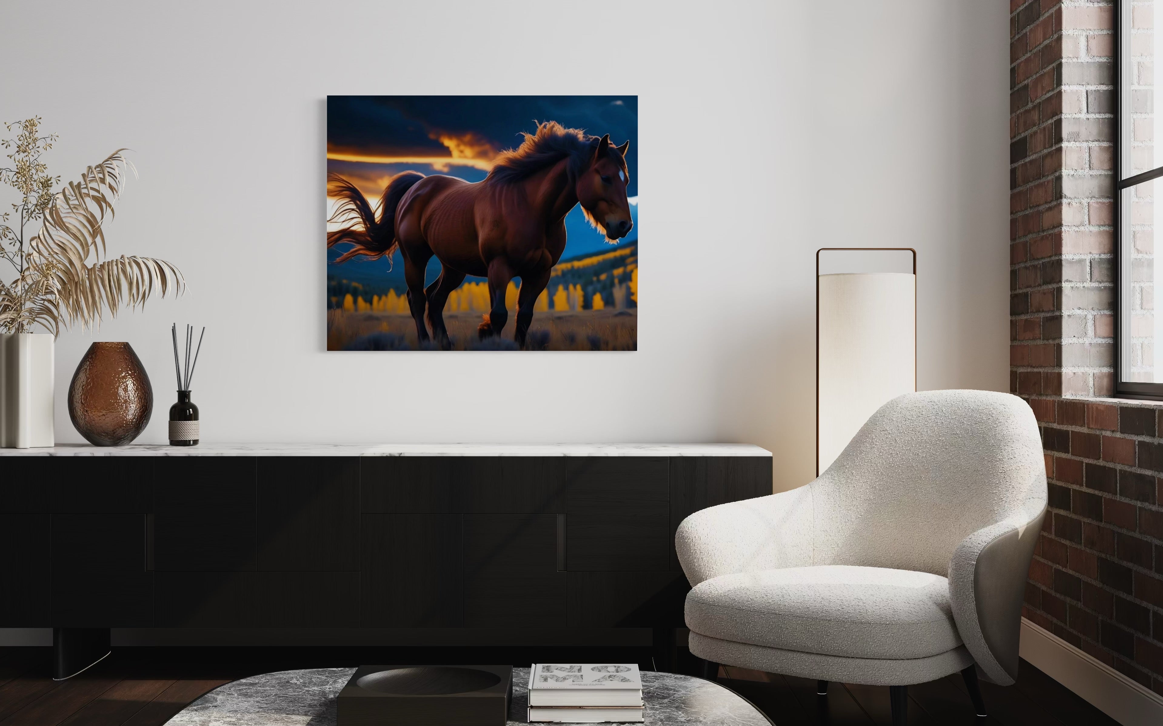 Montana Wild Horse Museum Print