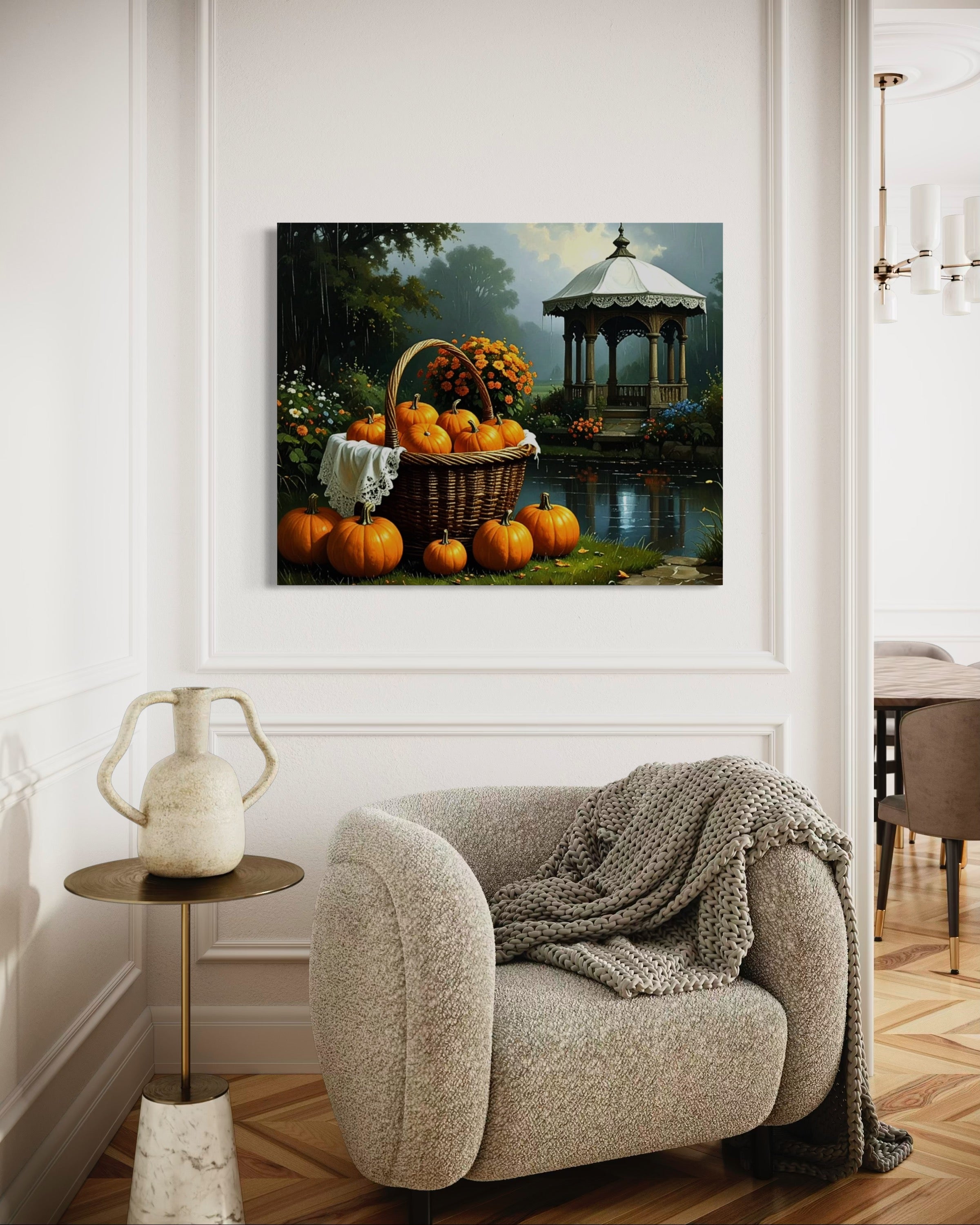 Pumpkin Basket and Gazebo