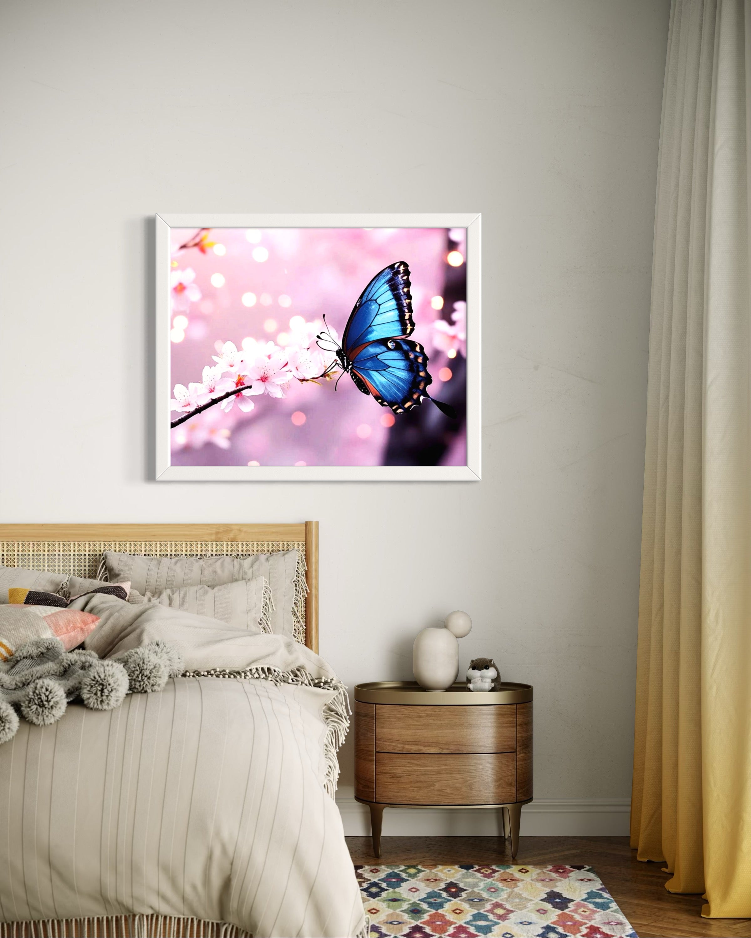 Butterfly Blossoms Museum Print