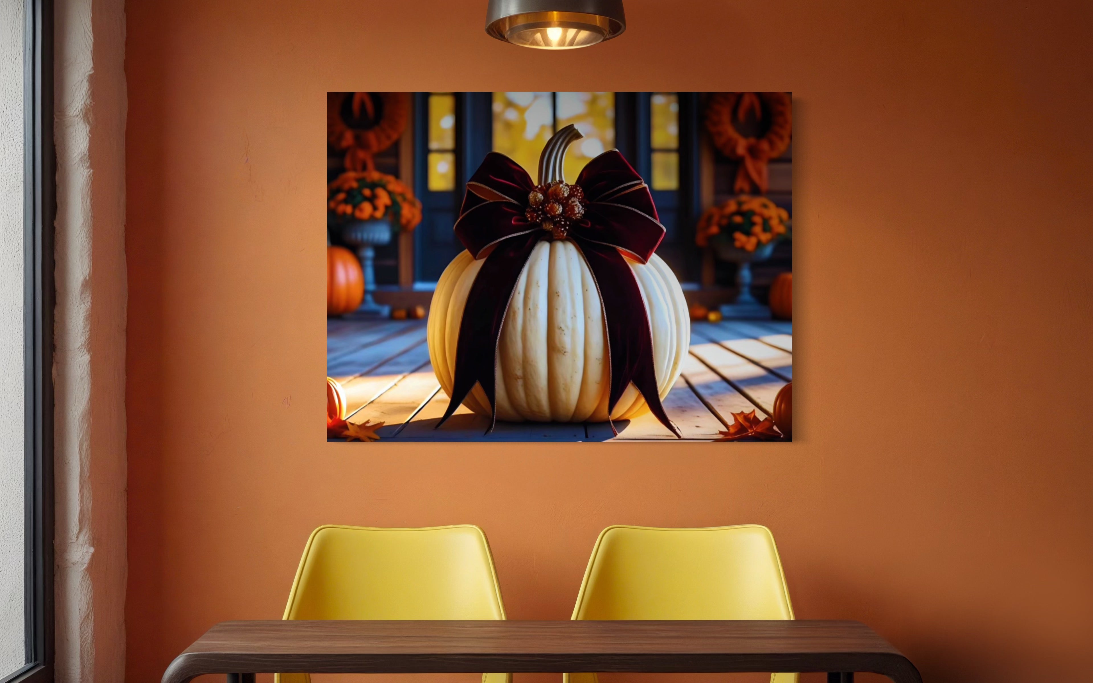 Thanksgiving Porch Pumpkin I