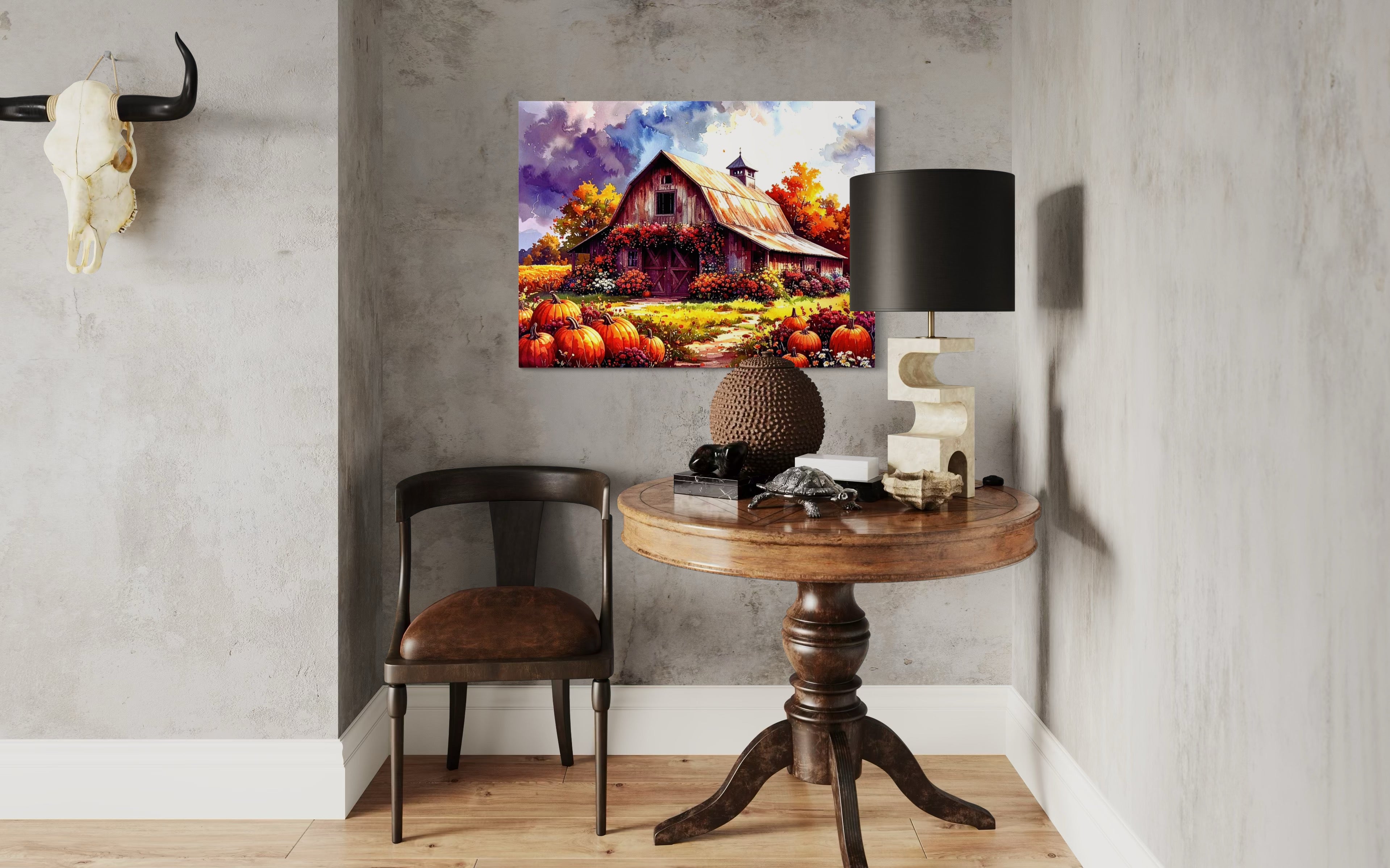 Pumpkin Farm Landscape