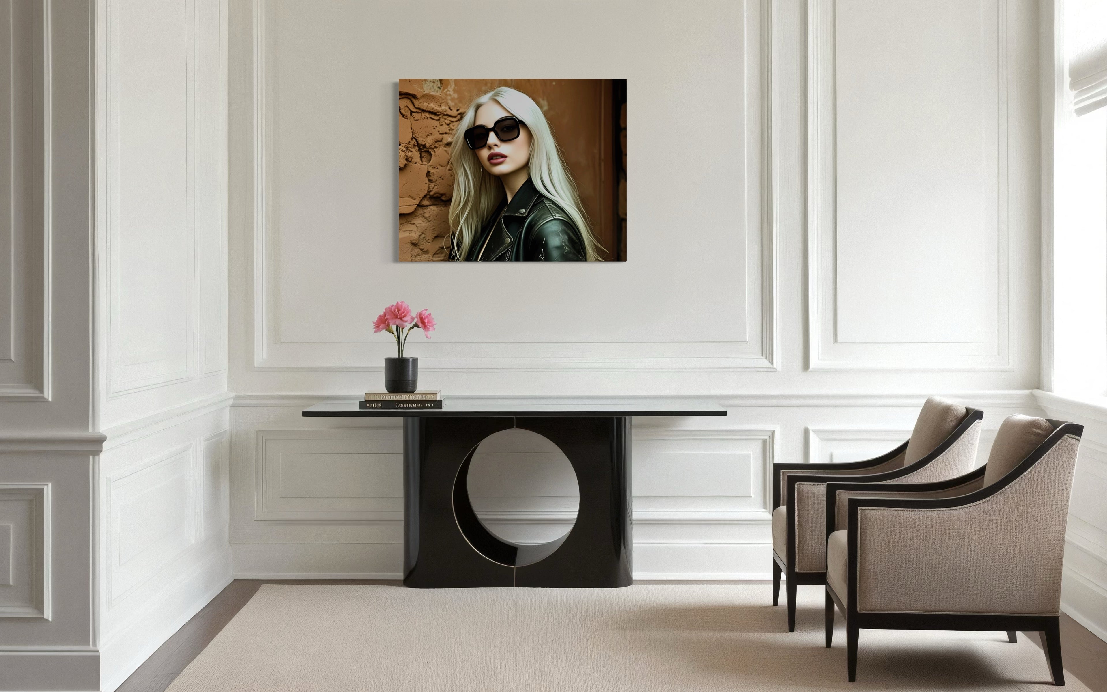 Leather Jacket Clay Wall - Blonde