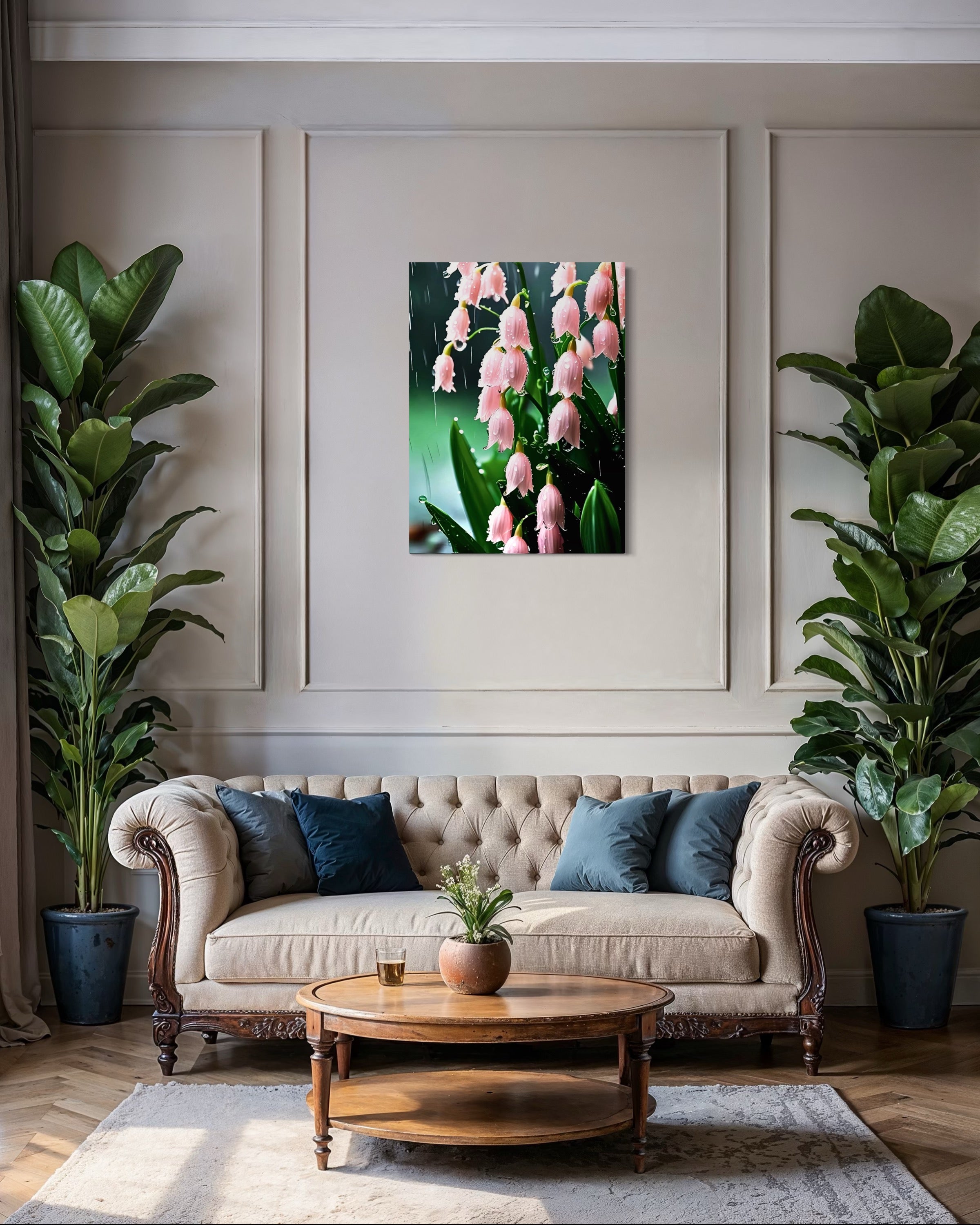 Lilies of the Valley in the Rain