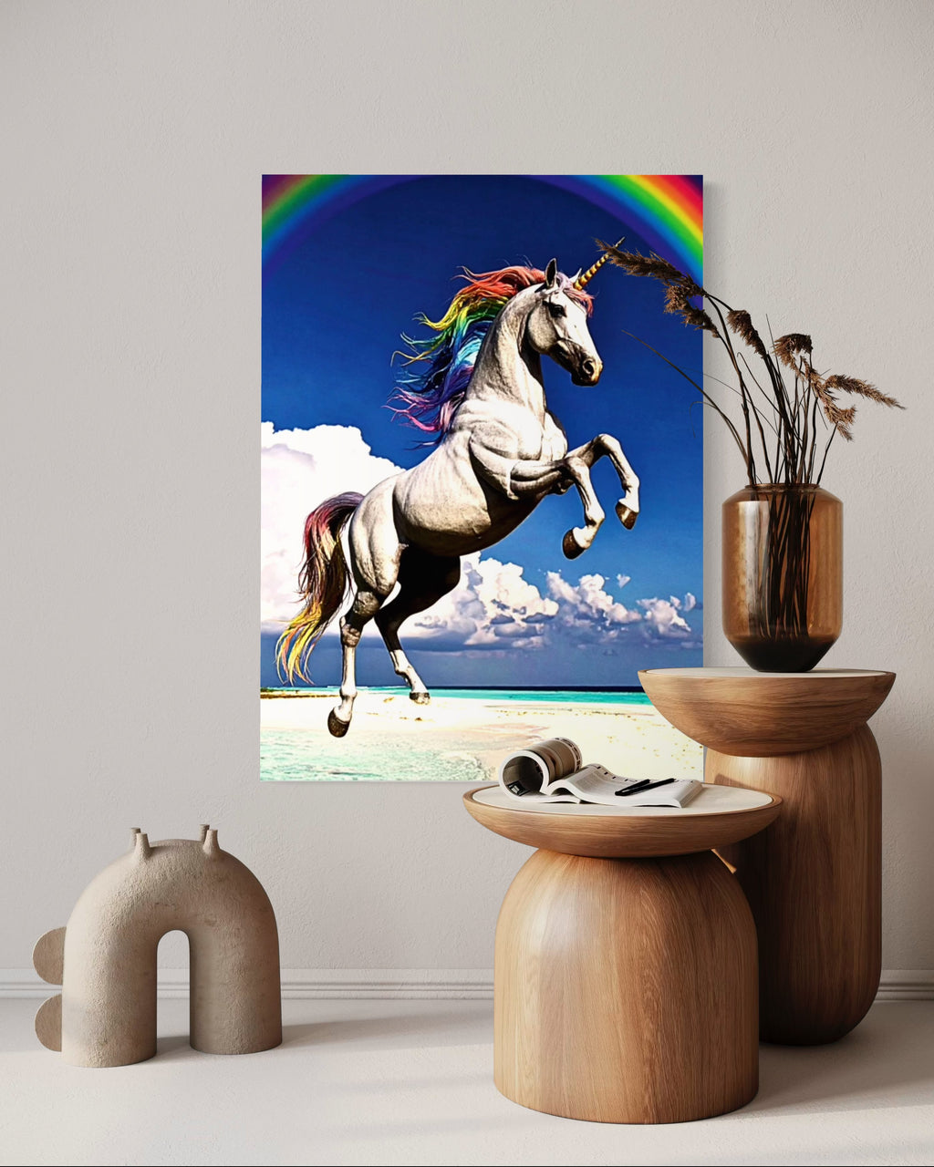 Unicorn on the Beach