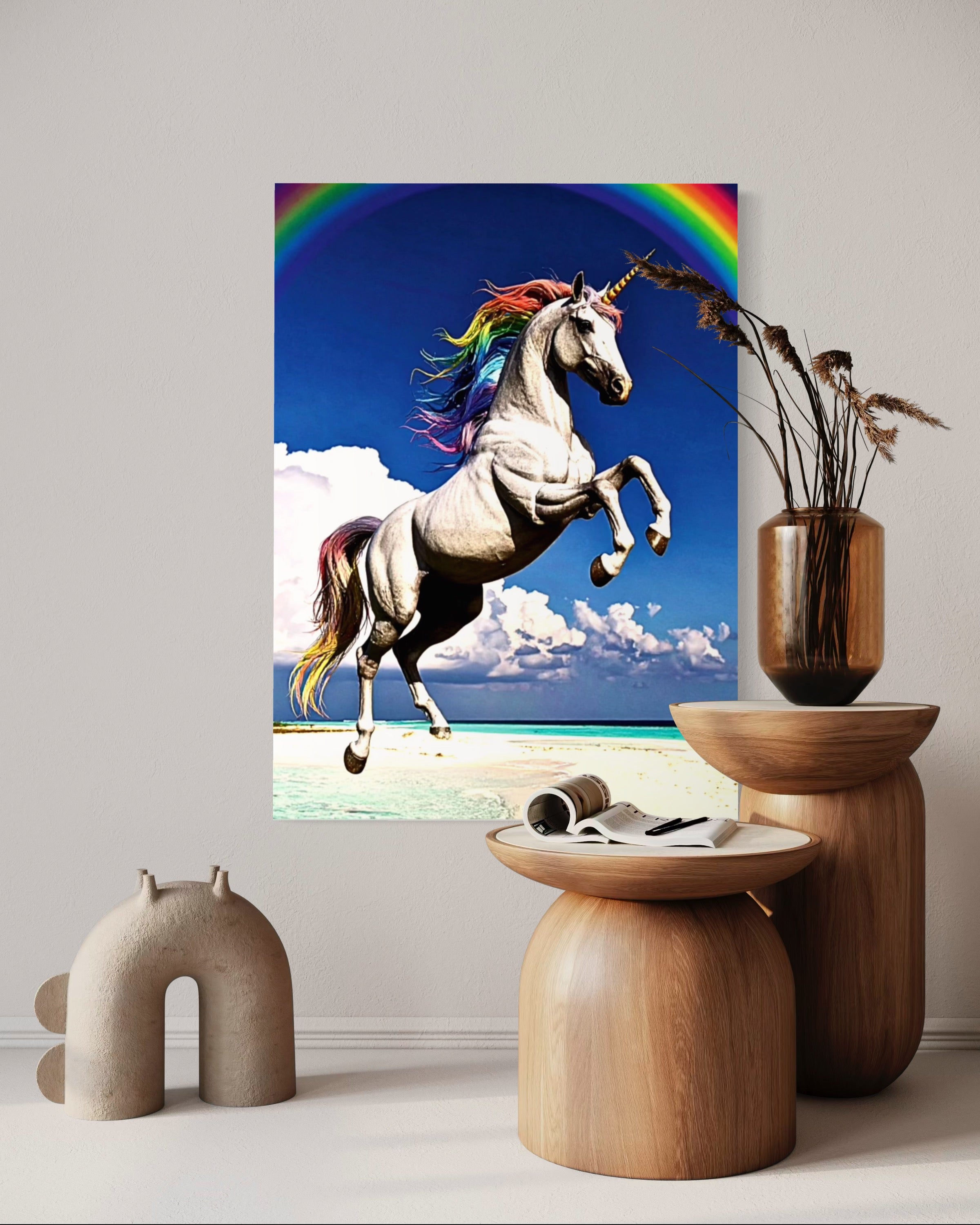 Unicorn on the Beach