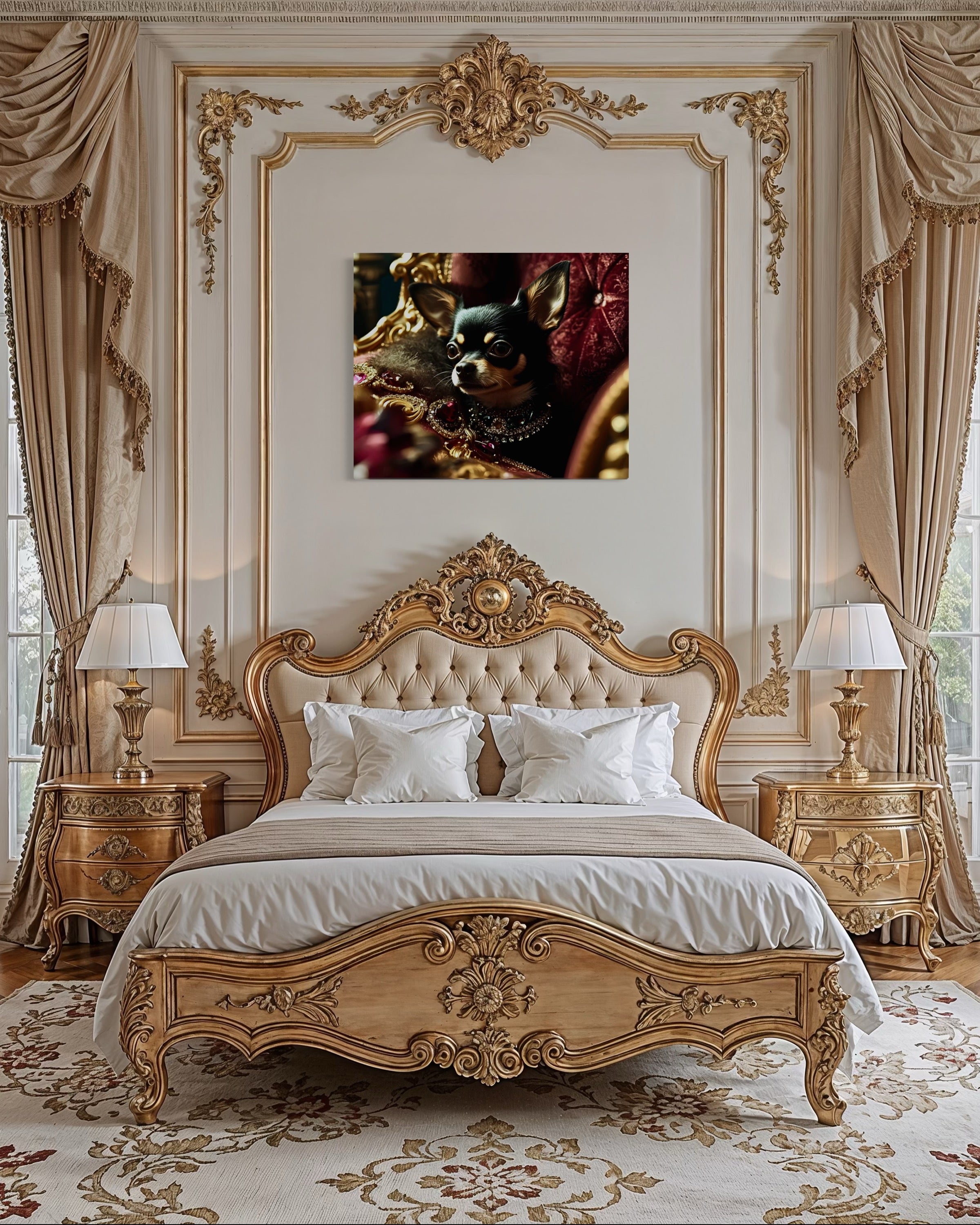 Victorian Royal Chihuahua Portrait