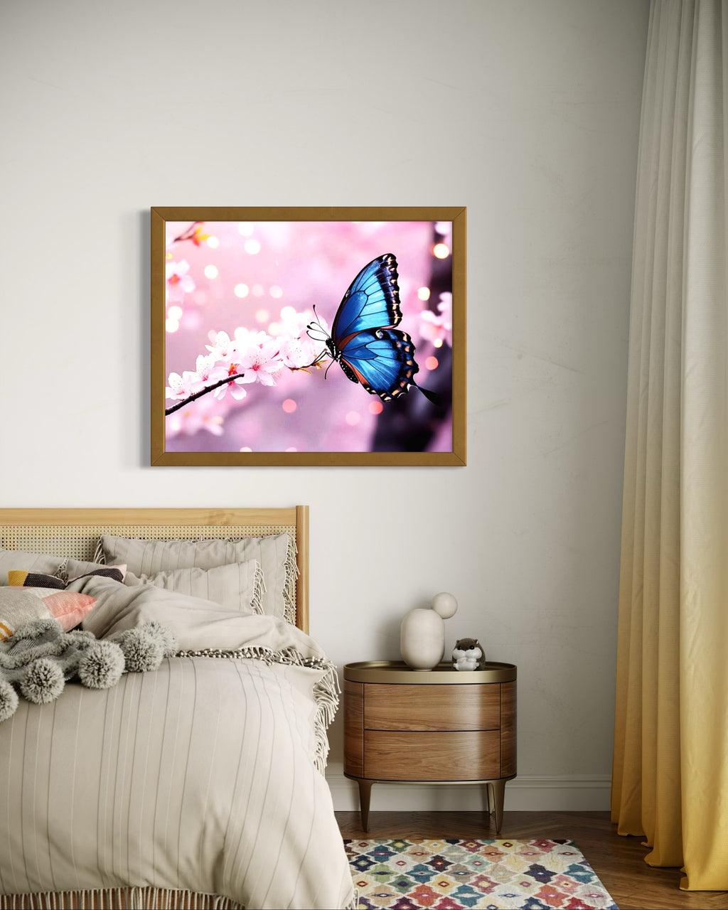 Butterfly Blossoms Museum Print