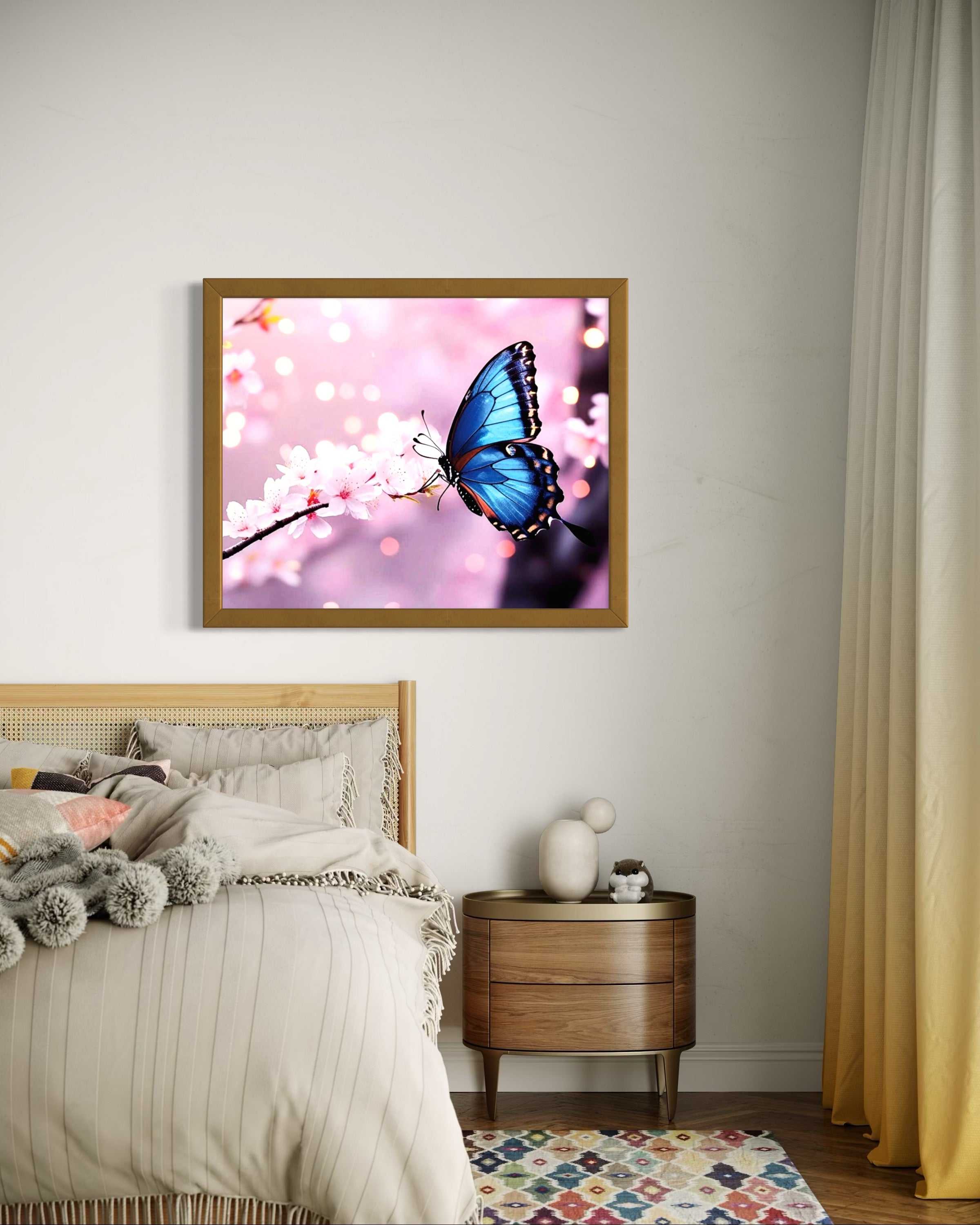 Butterfly Blossoms Museum Print