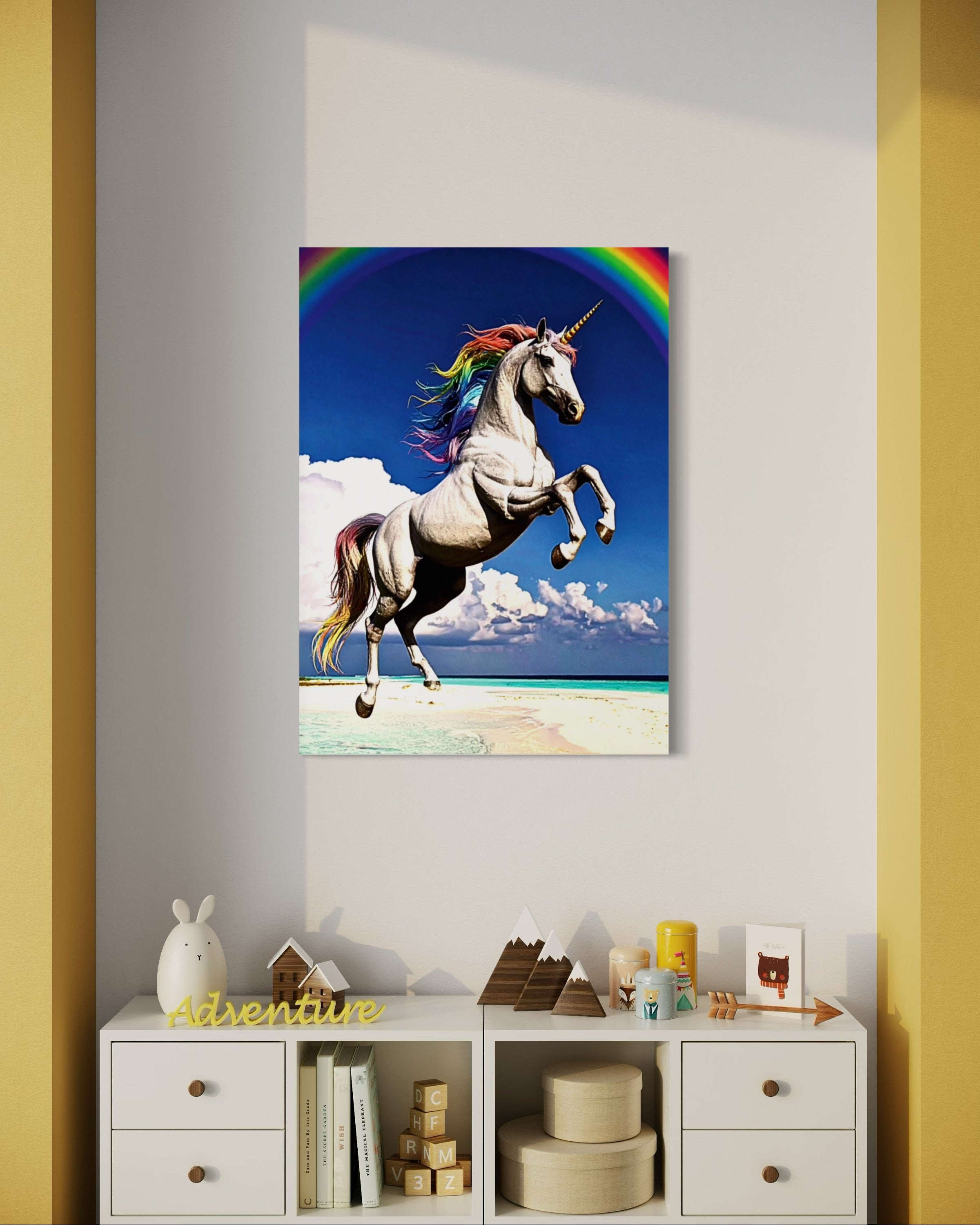 Unicorn on the Beach