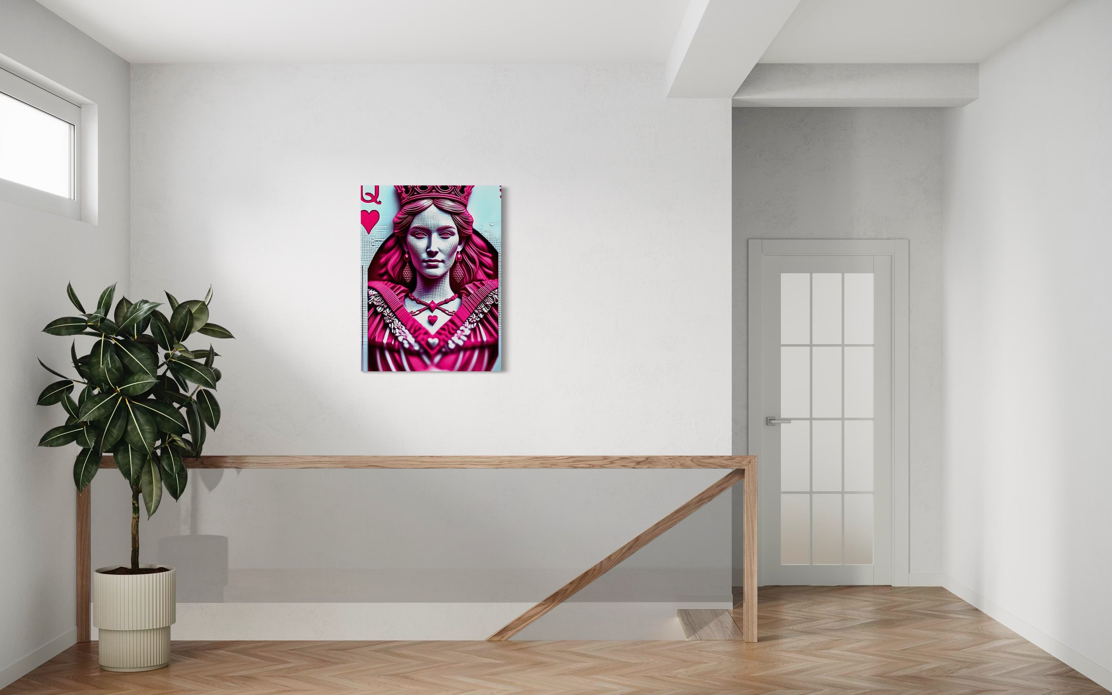 Queen of Hearts Card