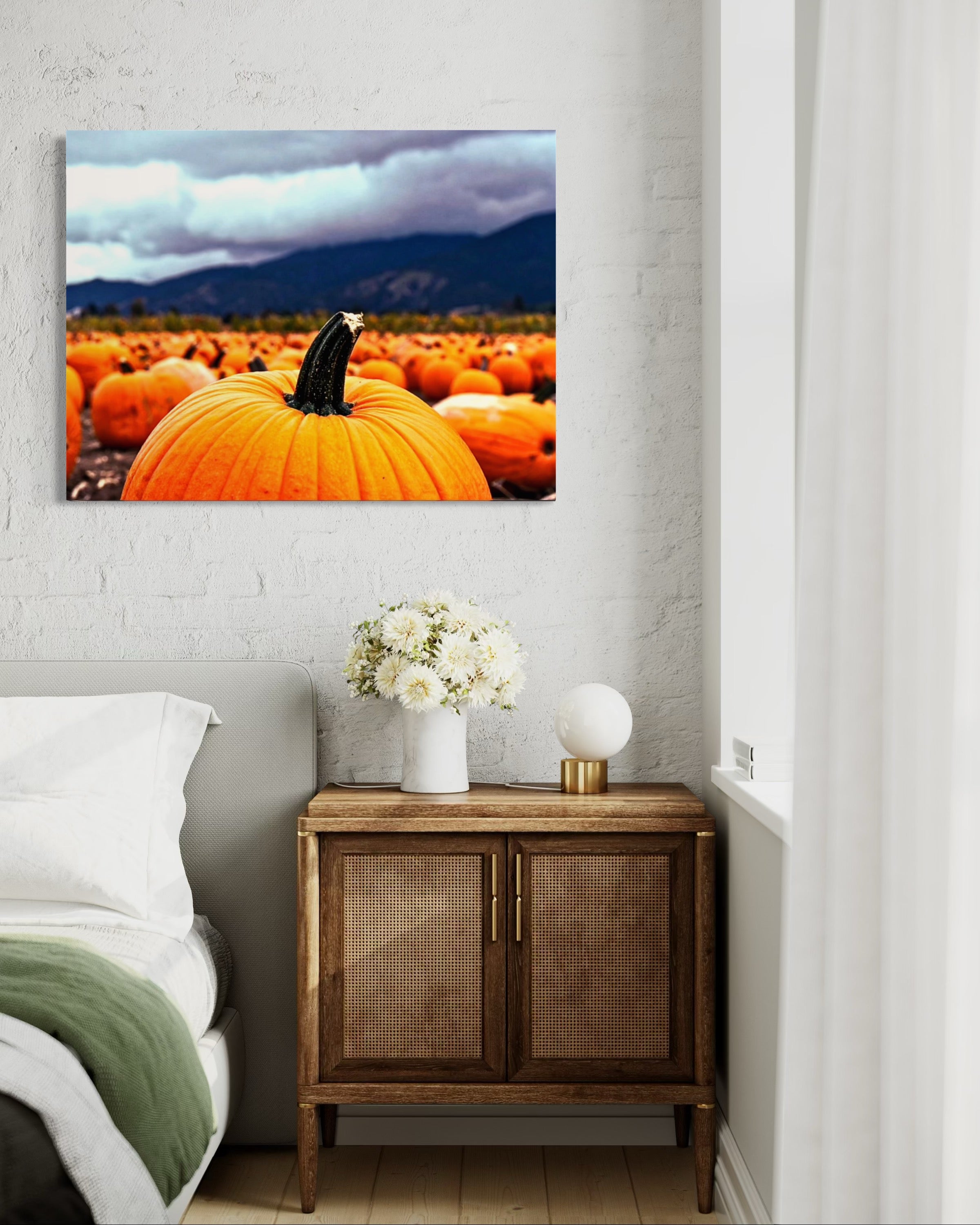 Pumpkin Patch in a Storm