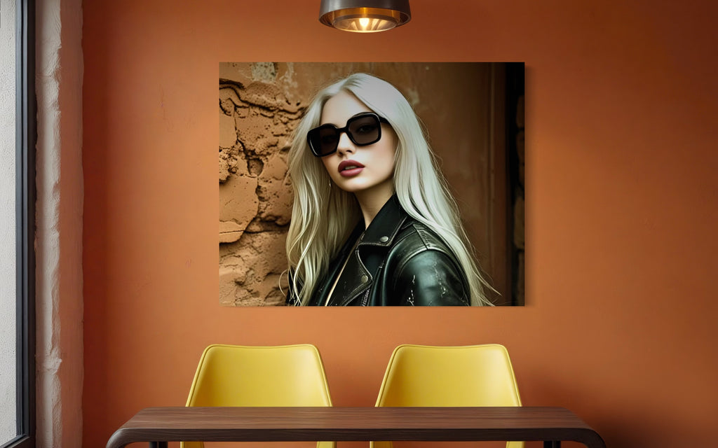 Leather Jacket Clay Wall - Blonde