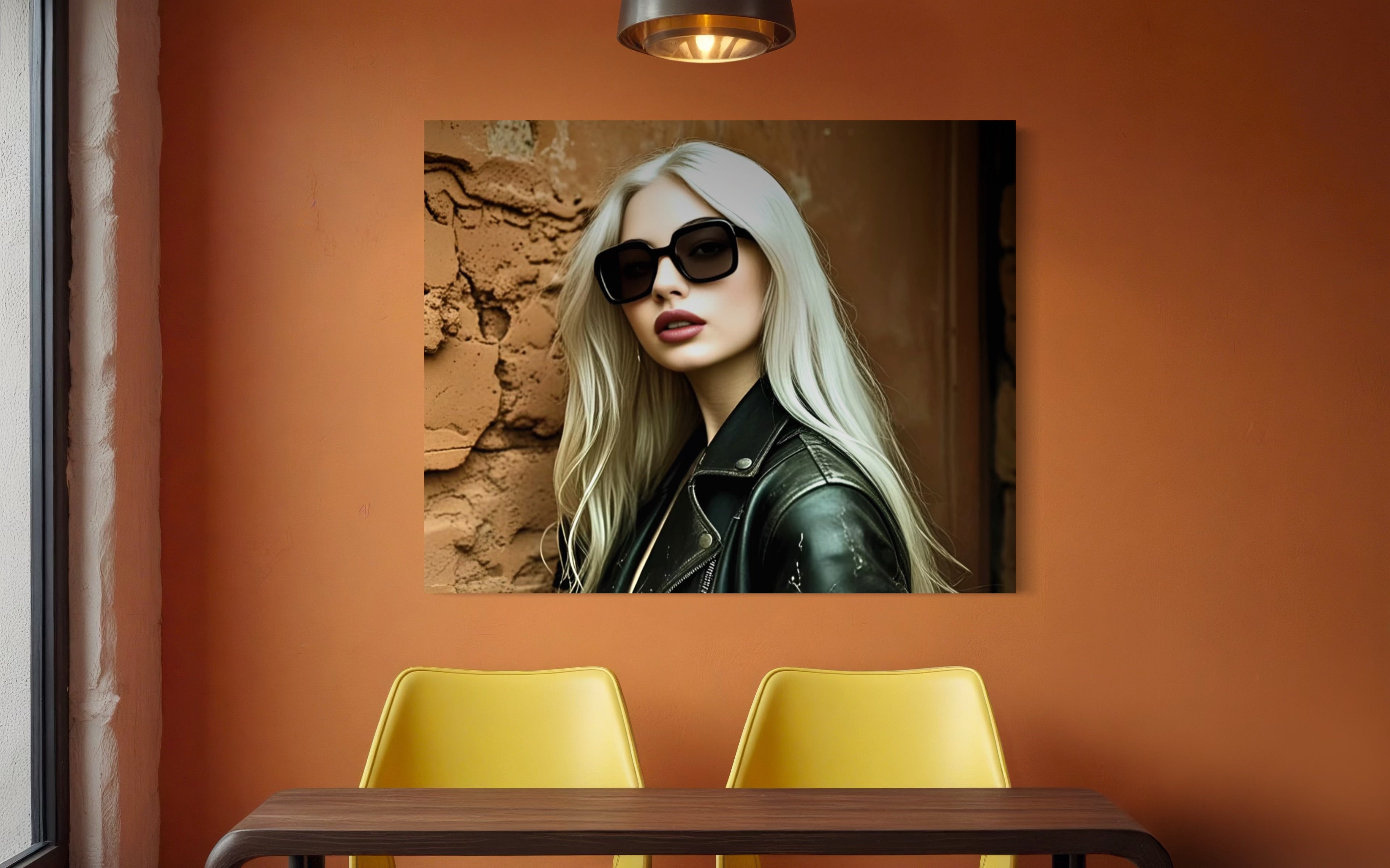 Leather Jacket Clay Wall - Blonde