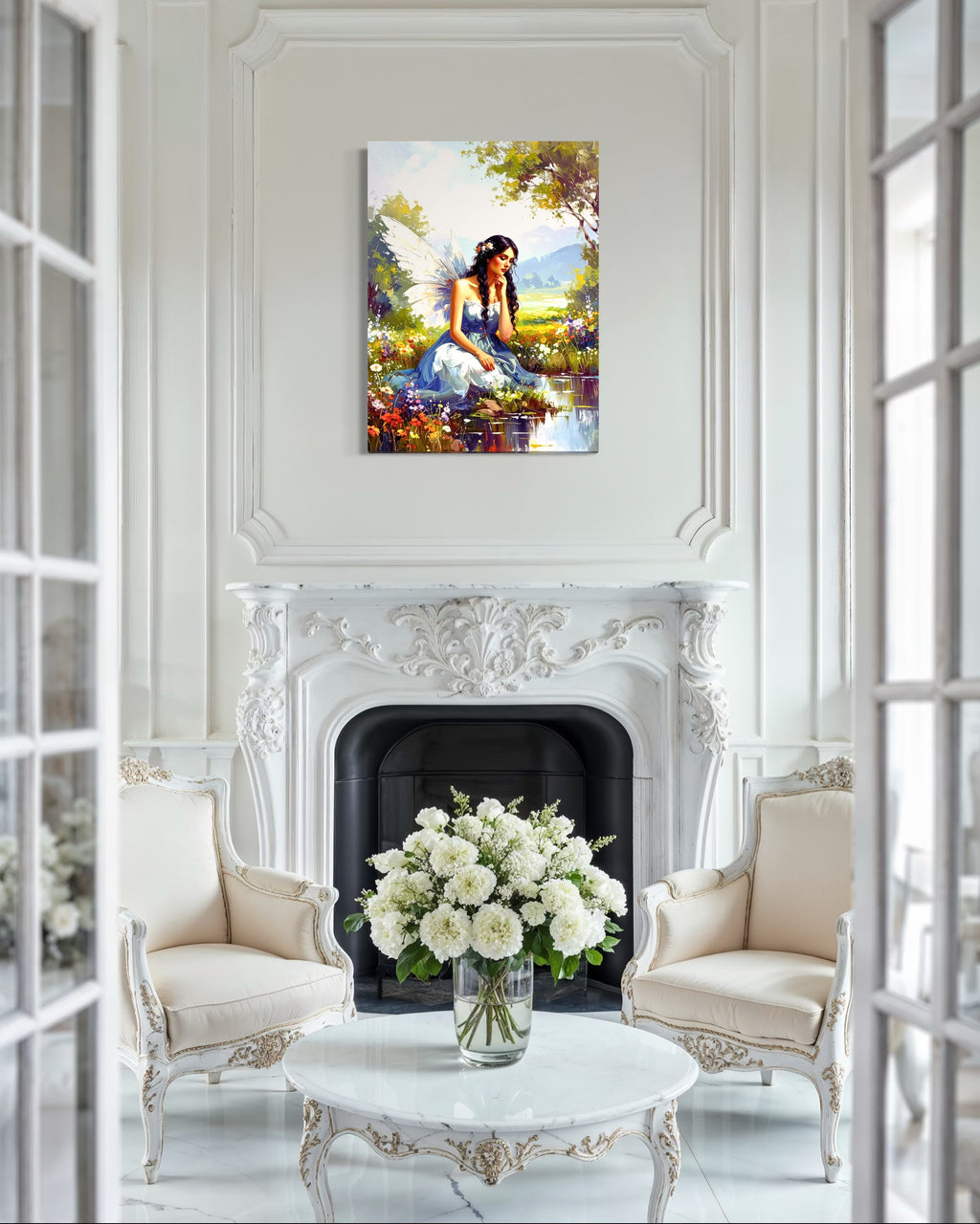Dreamy Fairy Meadow Poster