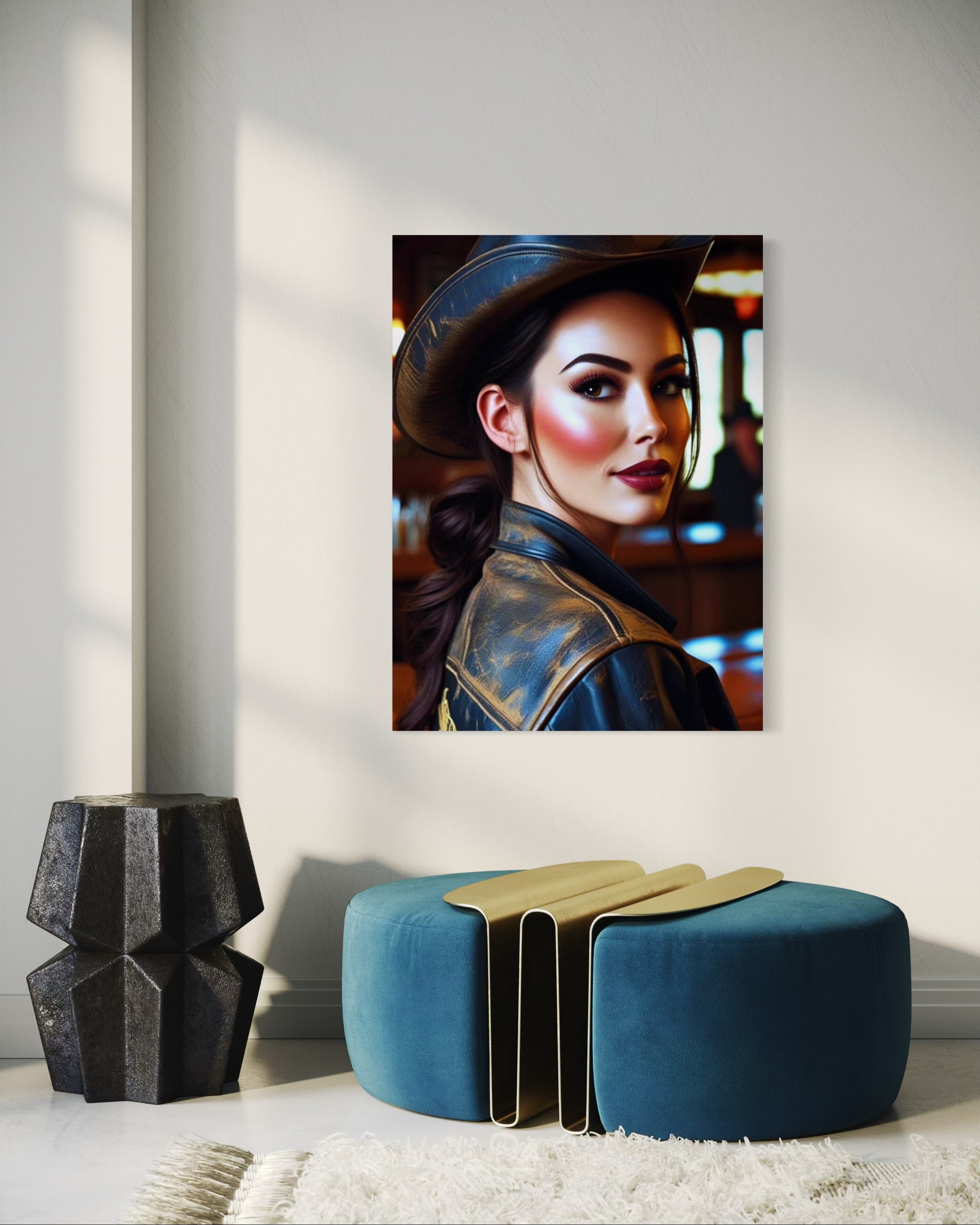 Saloon Cowgirl Museum Print