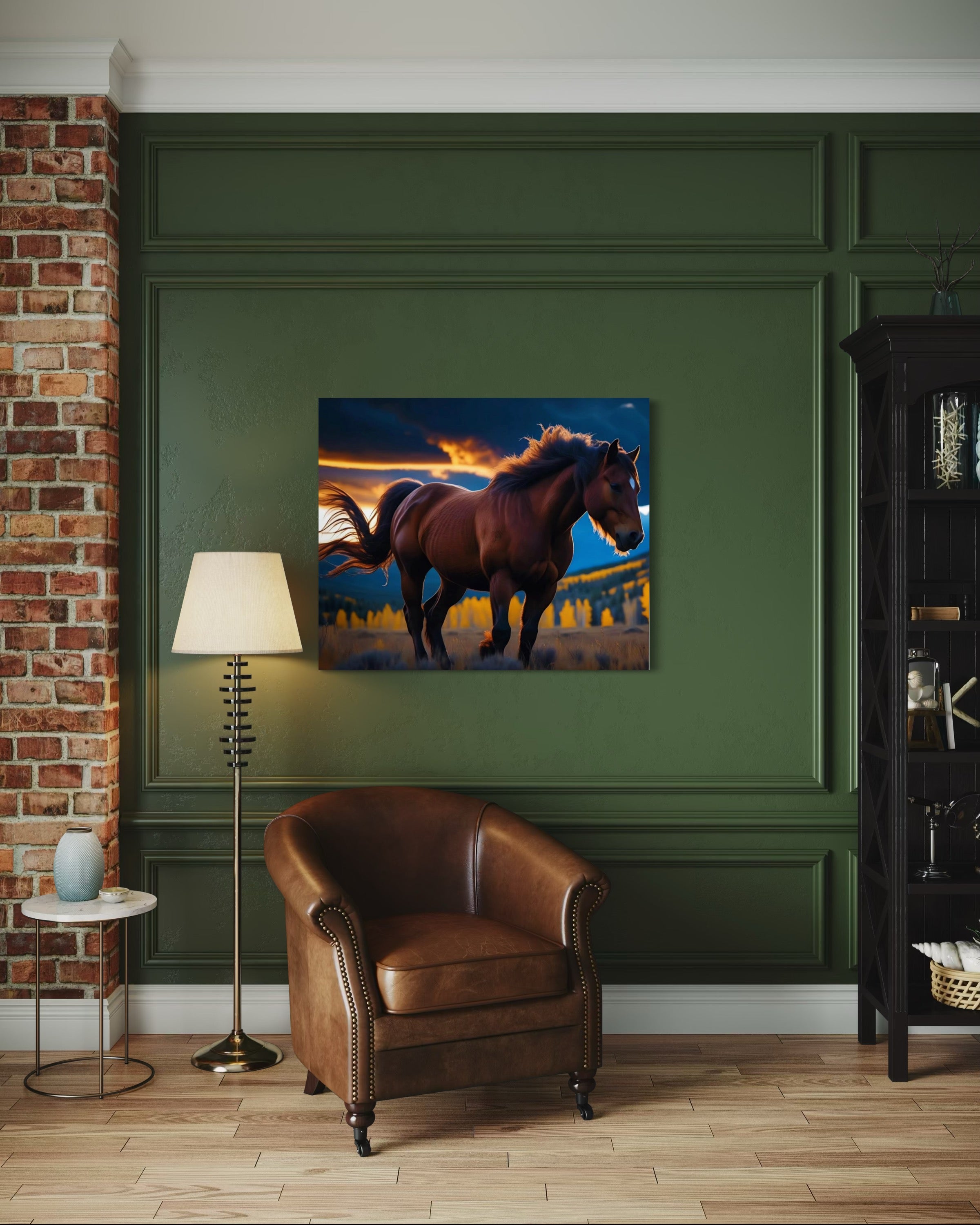 Montana Wild Horse Museum Print