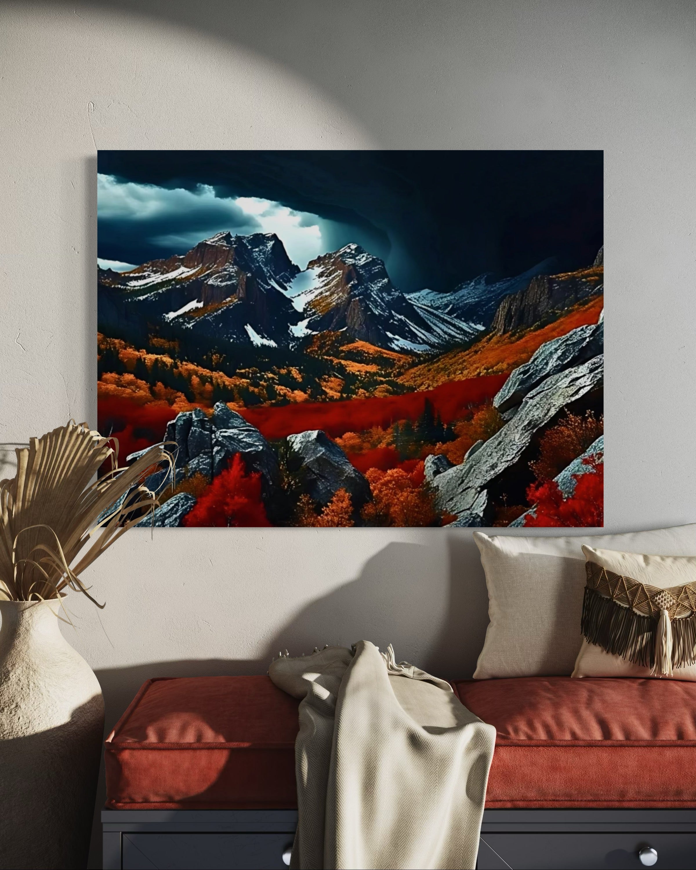 Storm over the Rockies in the Fall