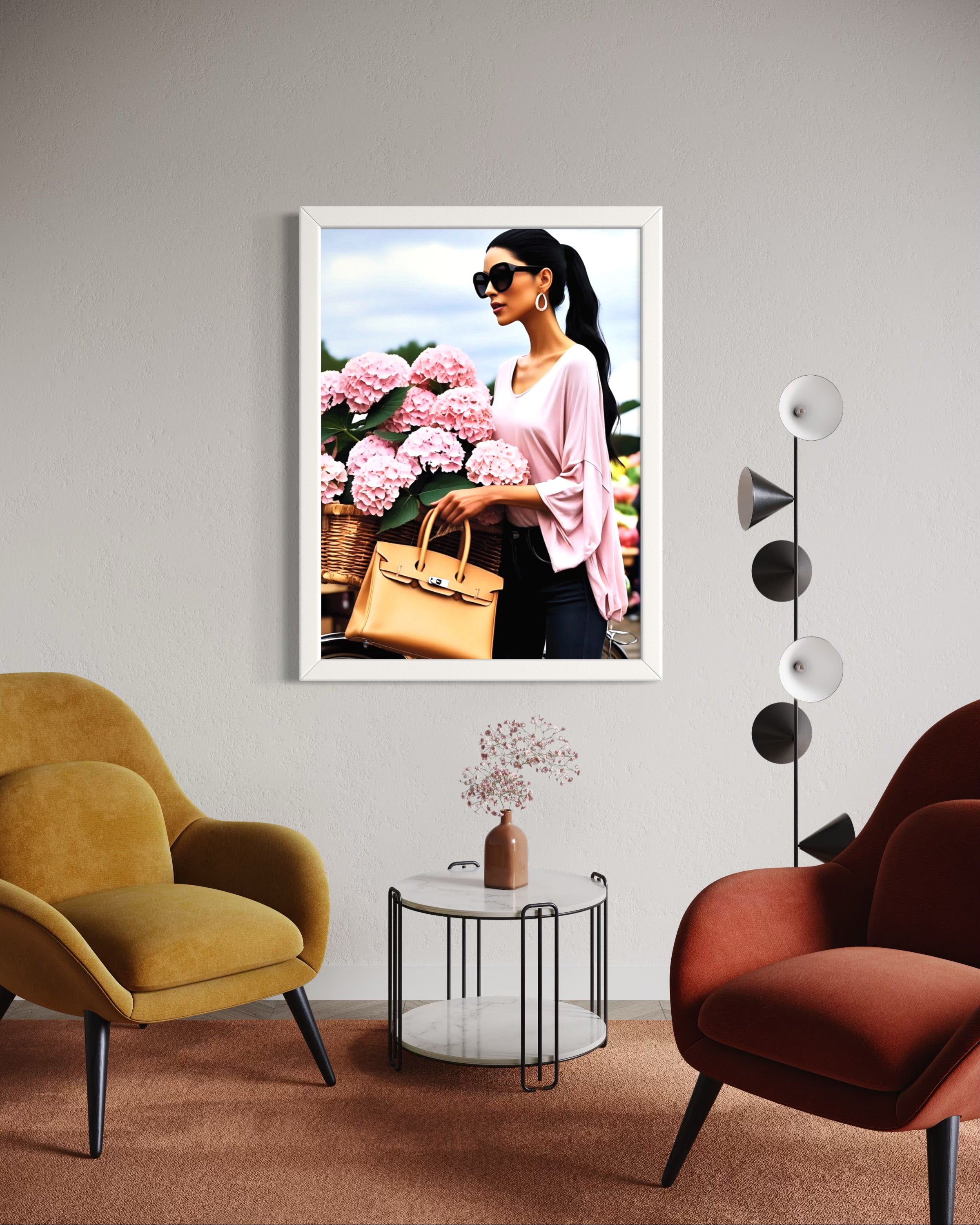 Farmer's Market Flowers Museum Print