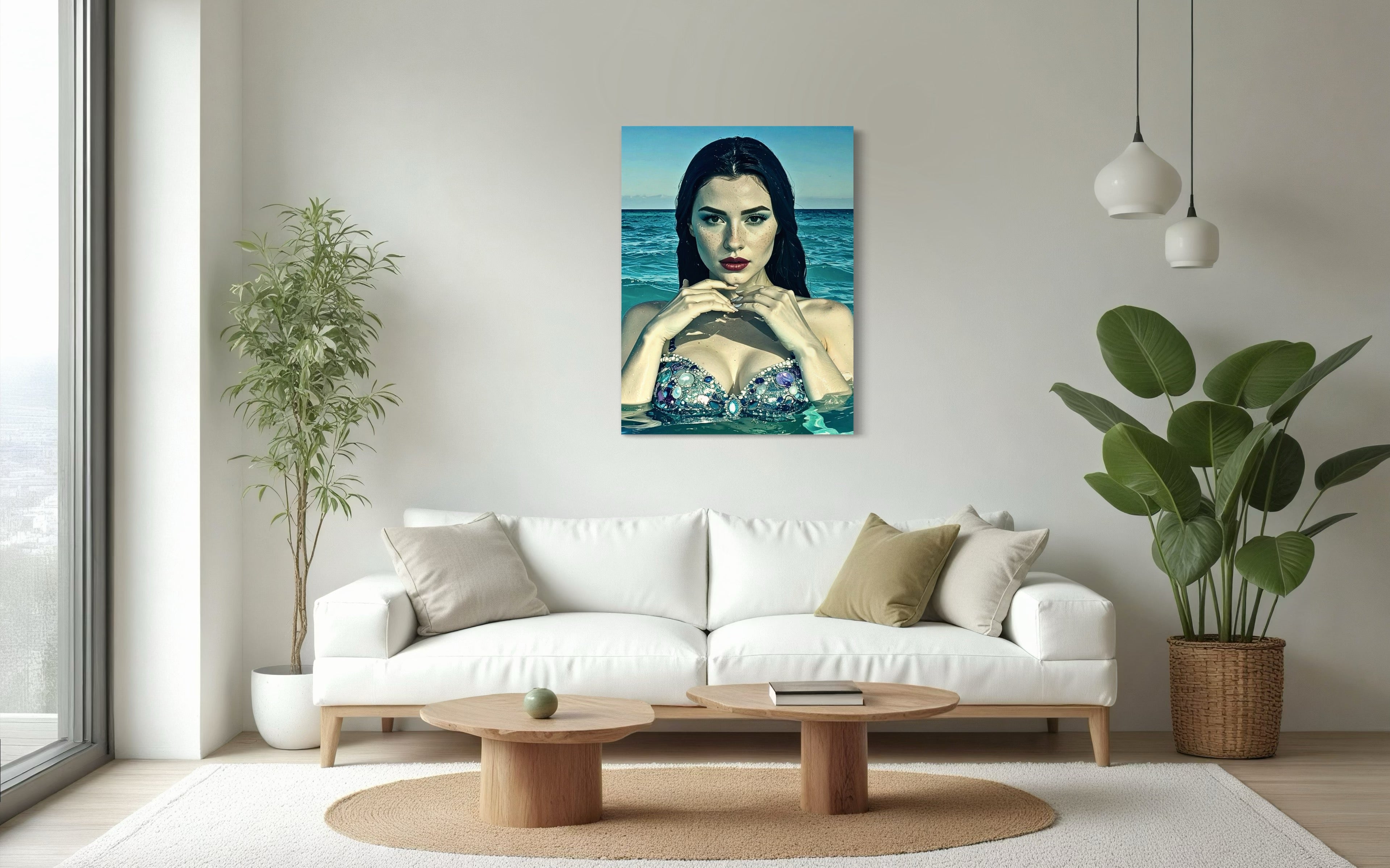 Ophelia Siren of Anse Georgette, Seychelles Museum Print