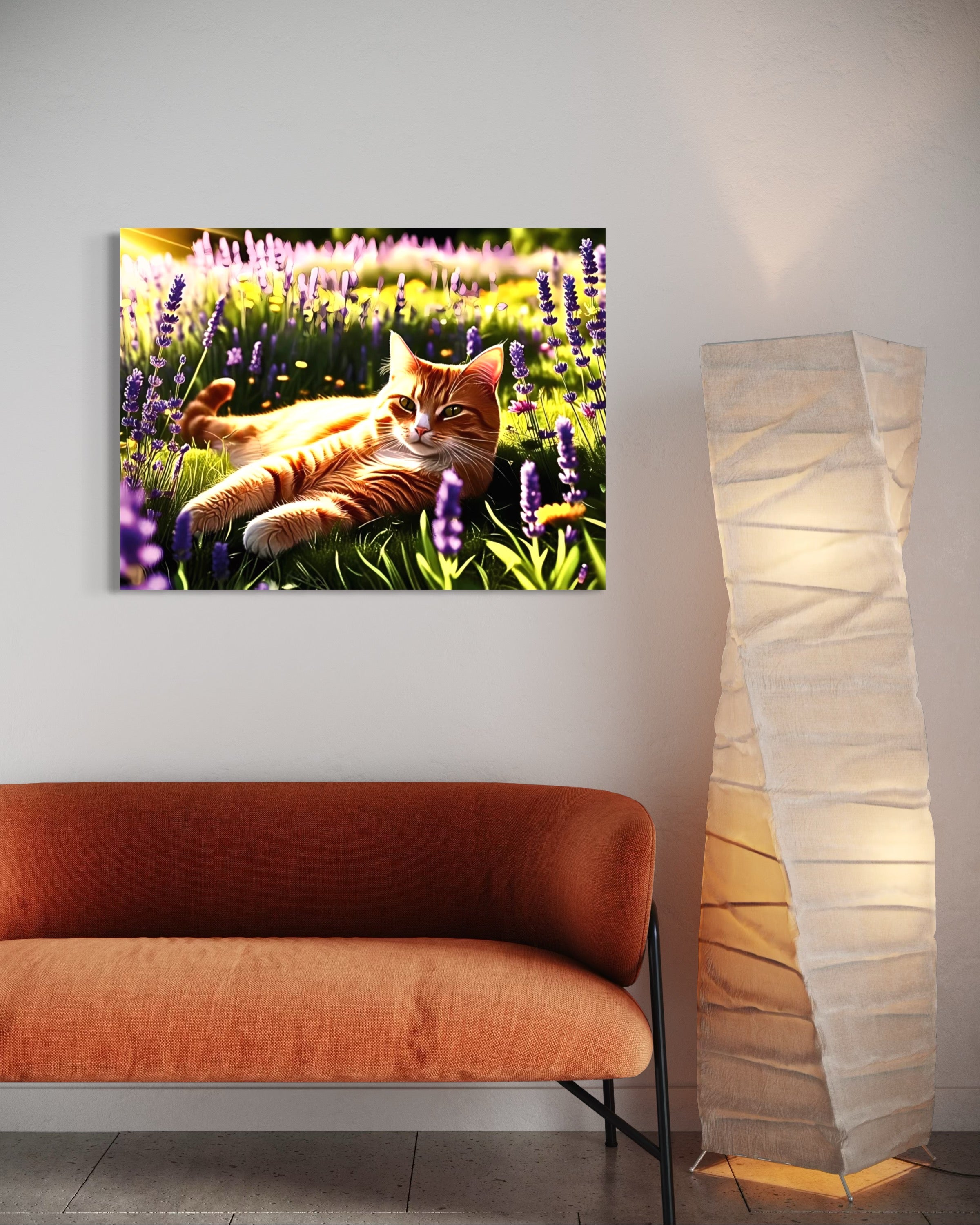 Sunning in the Meadow Museum Print