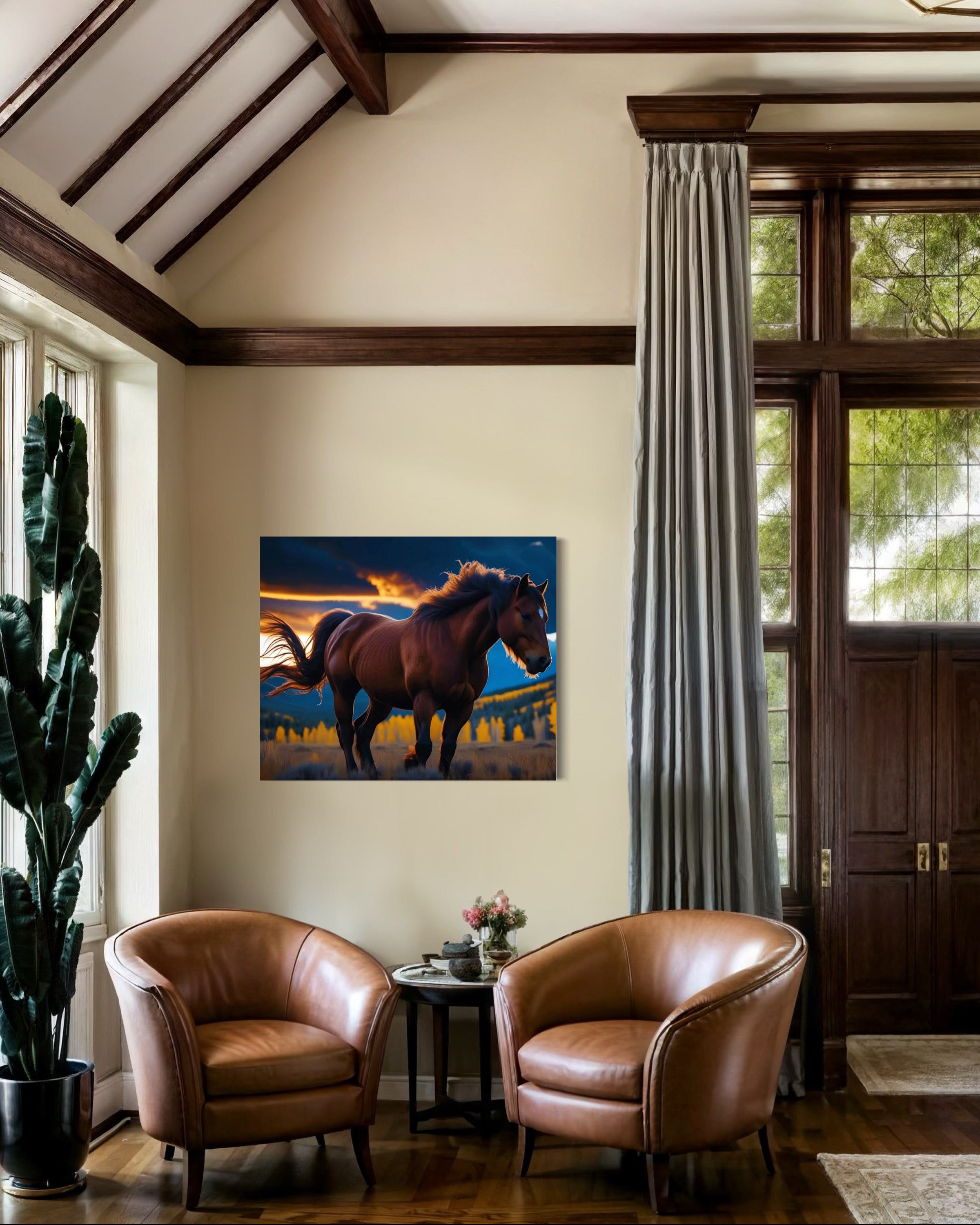 Montana Wild Horse Museum Print