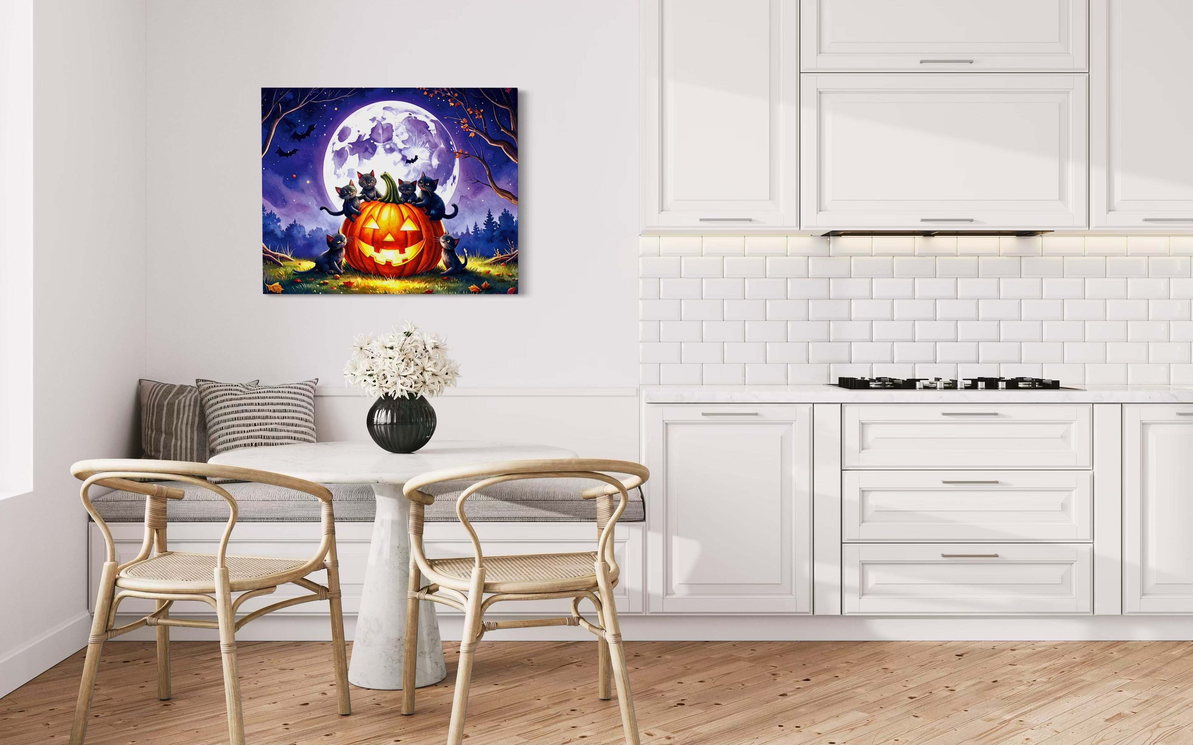 Kittens on a Jack O Lantern