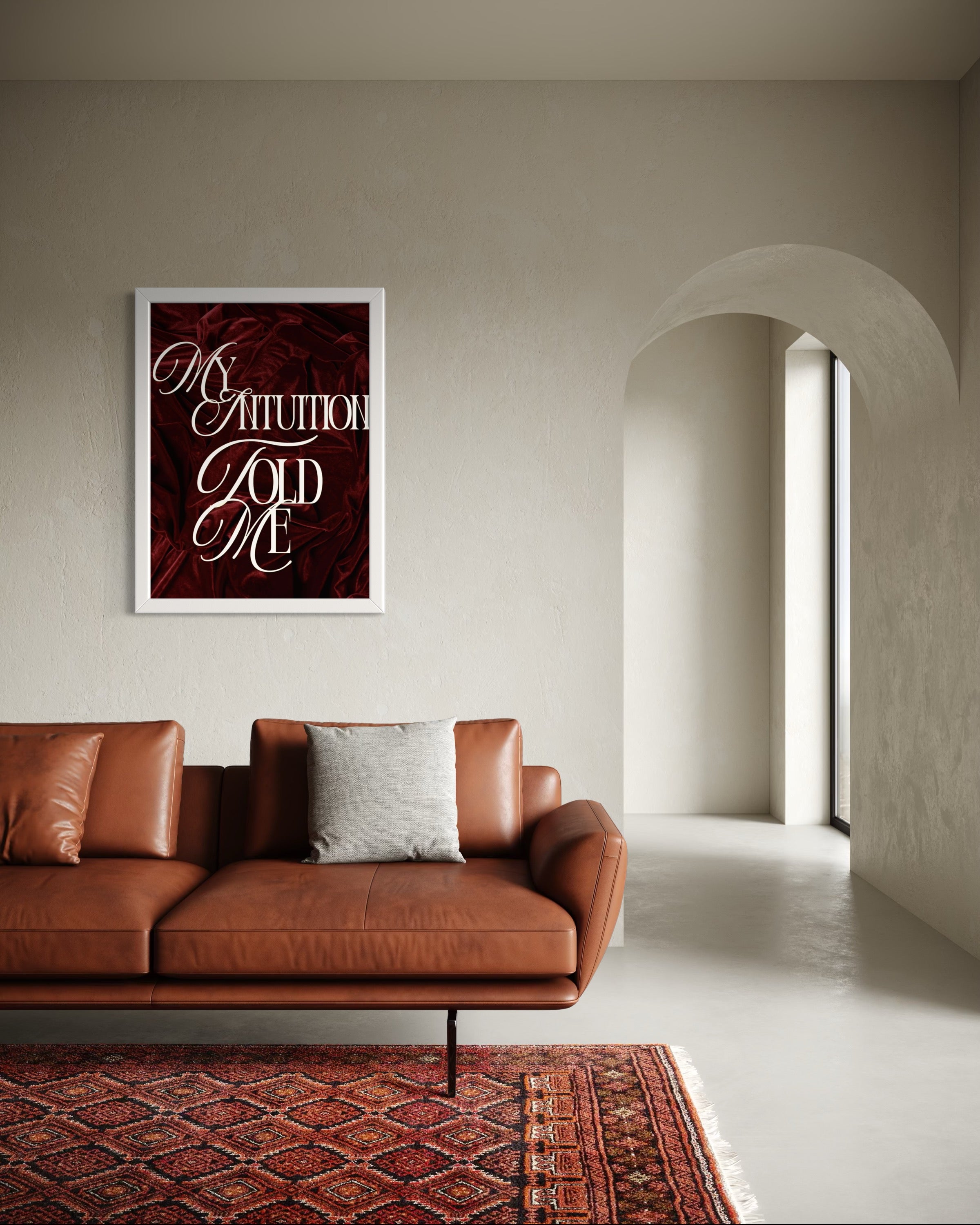 My intuition told me Poster