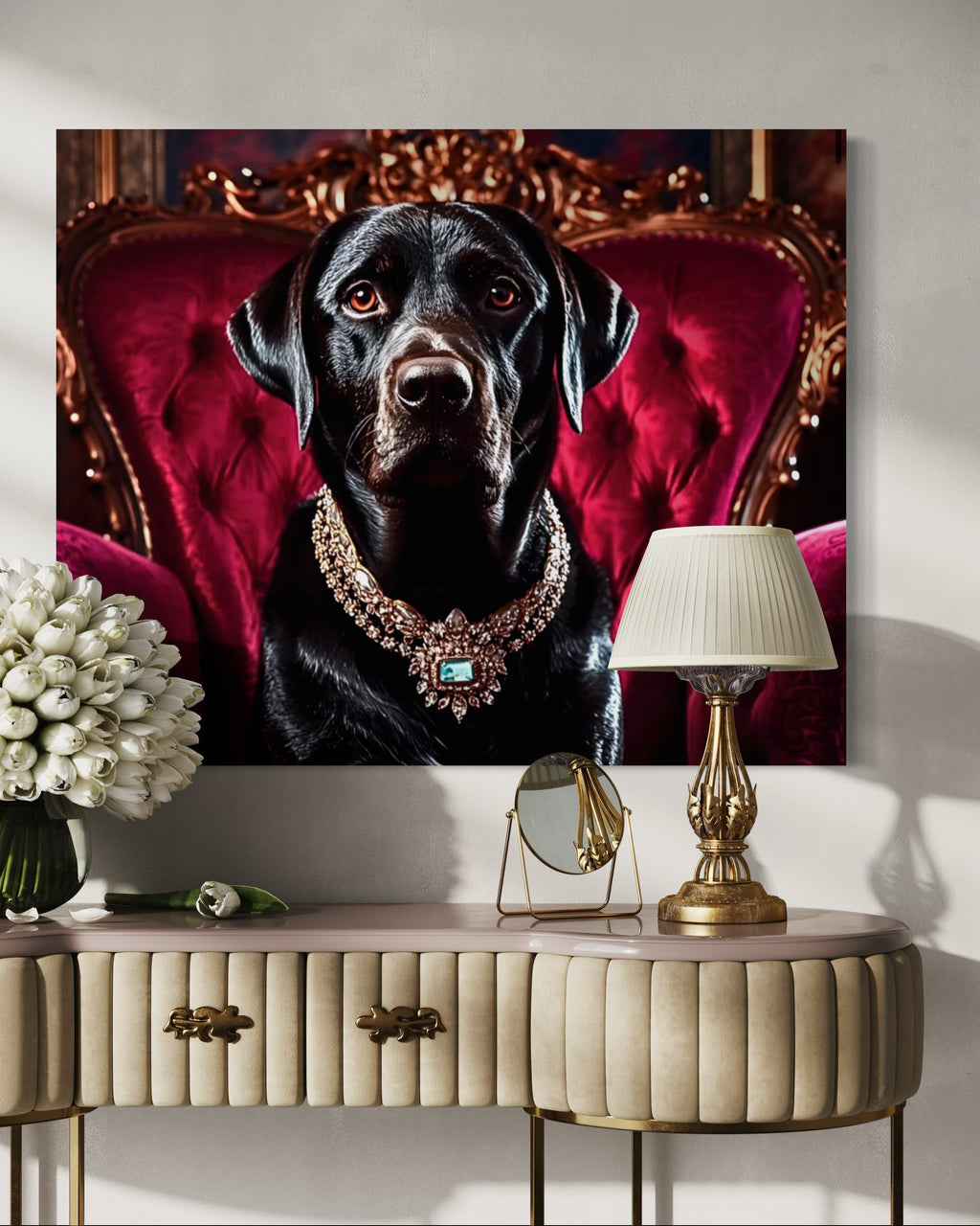 Victorian Royal Labrador Portrait