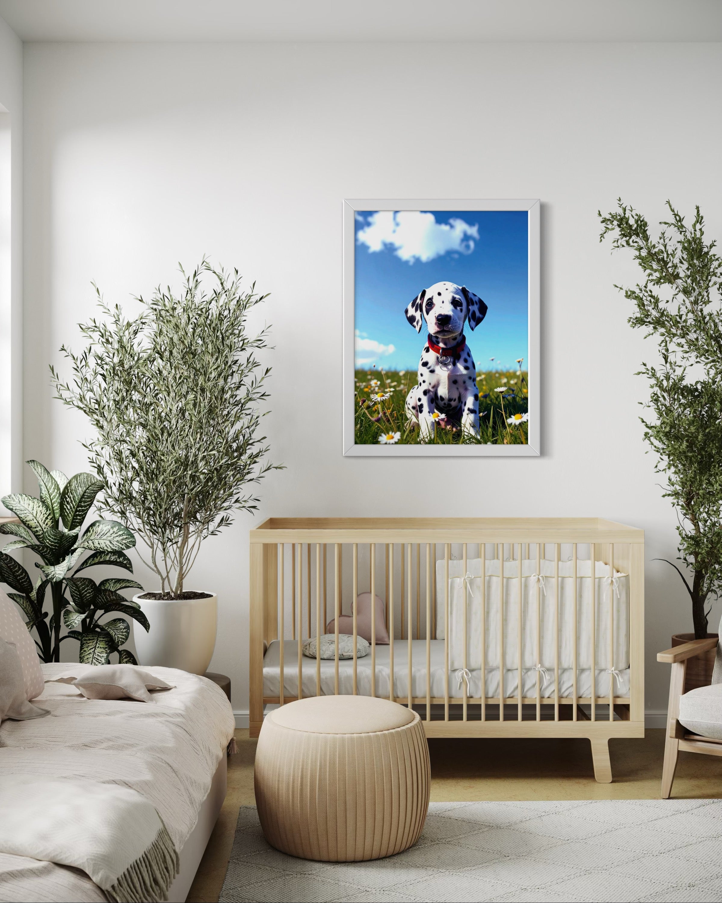 Dalmatian Puppy on a Sunny Day Museum Print