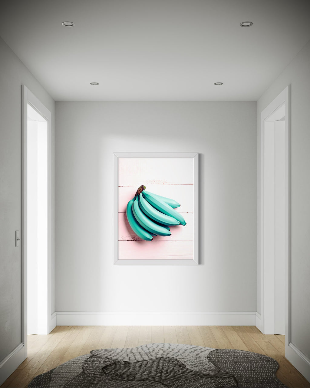Blue Bananas Museum Print