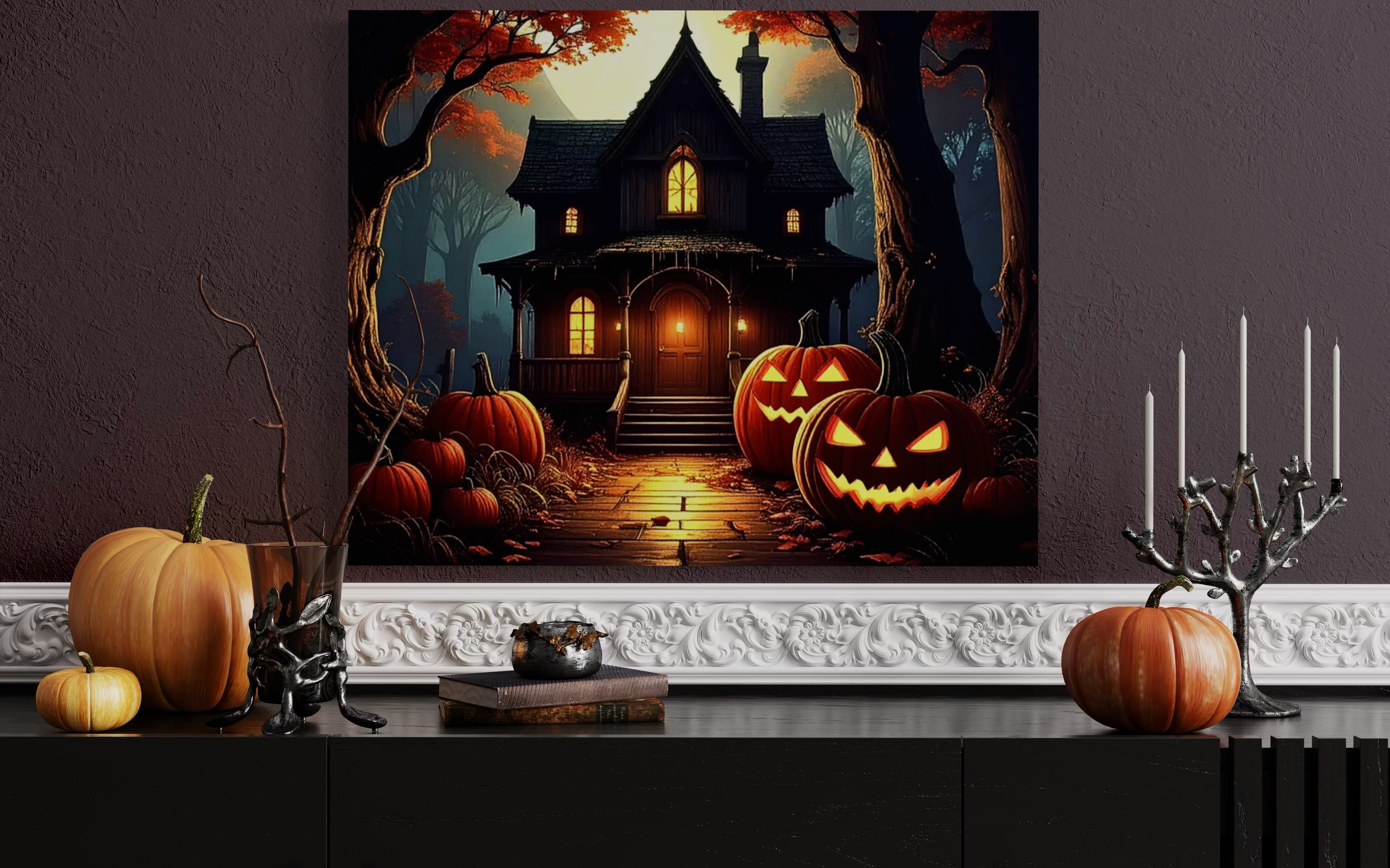 Halloween House Porch