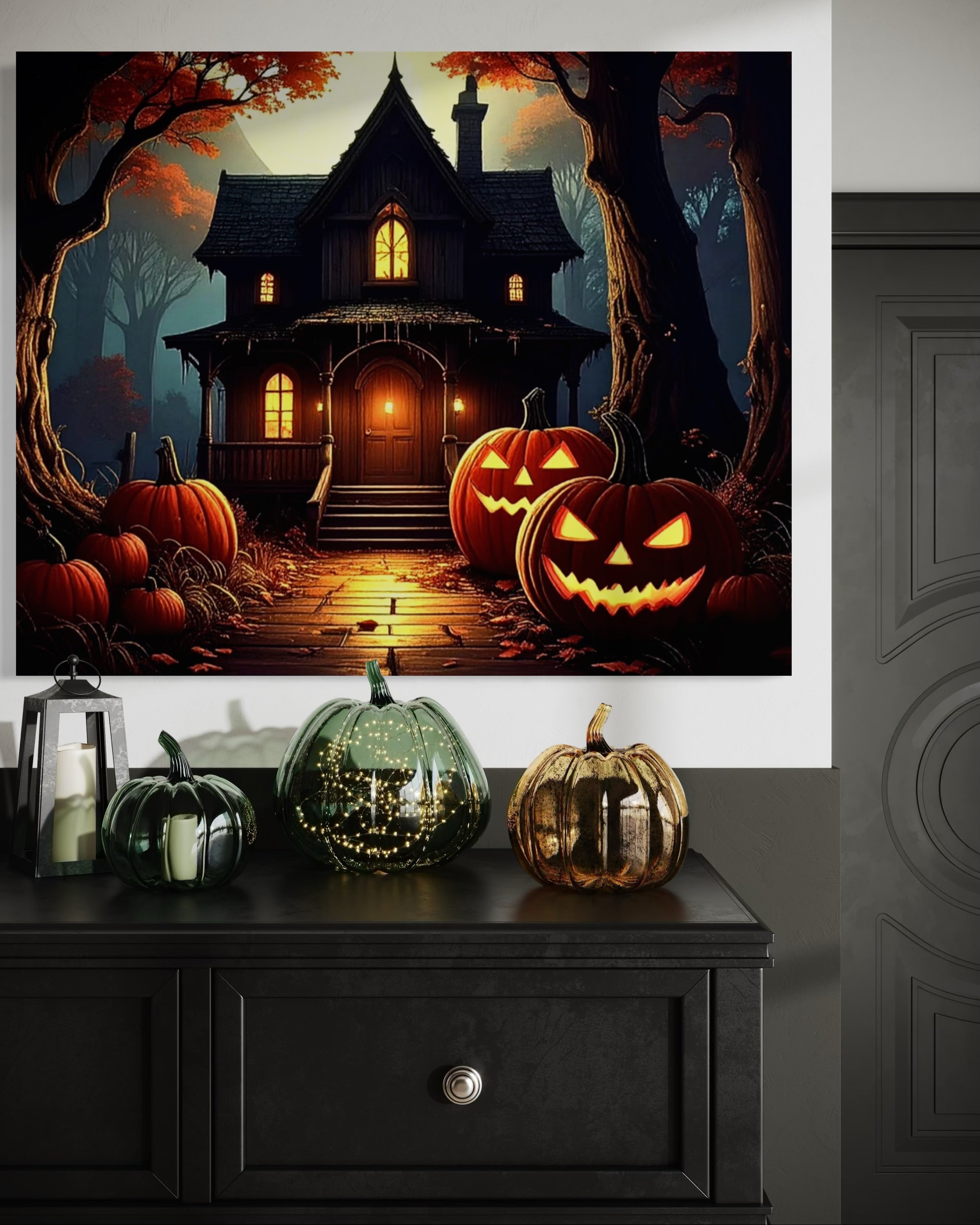Halloween House Porch